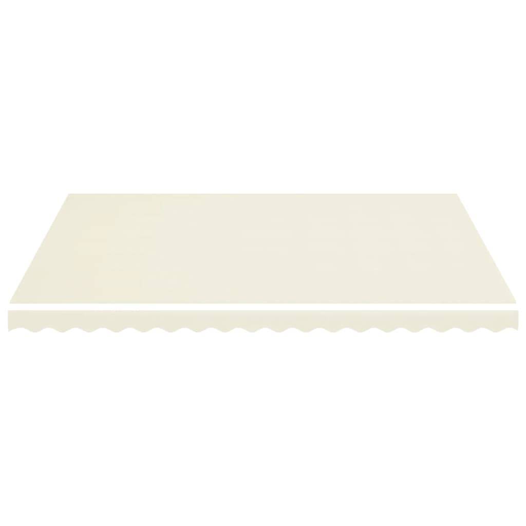 vidaXL Markisenbespannung Creme 4,5x3,5 m