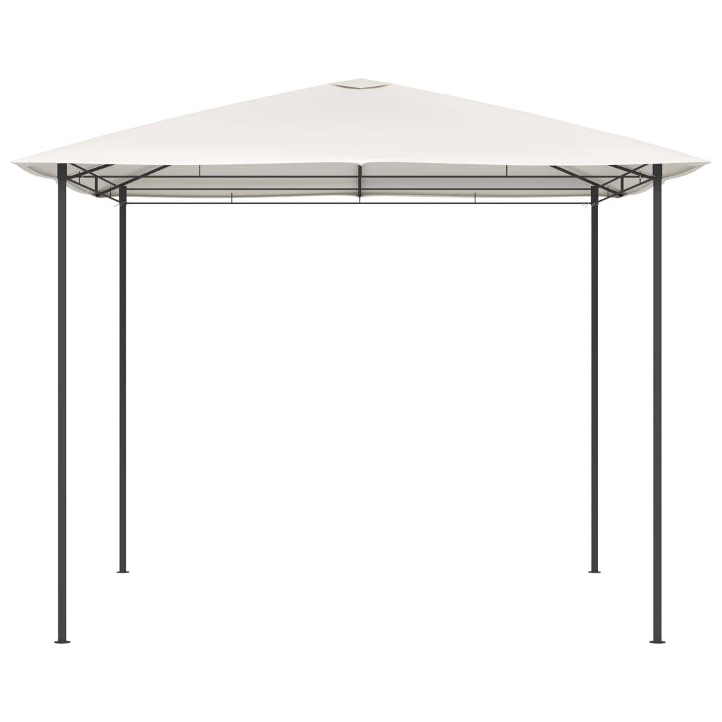 vidaXL Pavillon 3x3x2,6 m Creme 160 g/m²