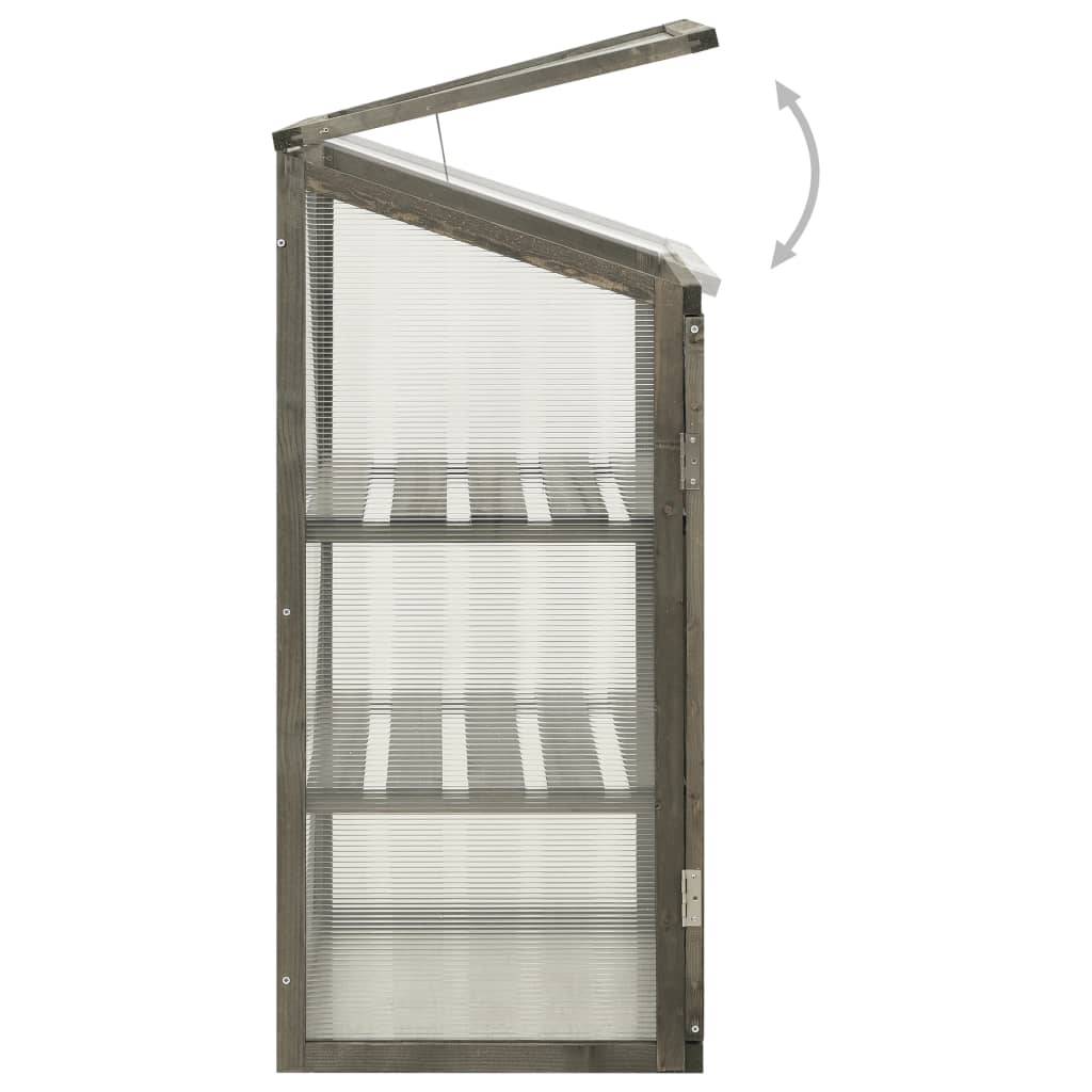 vidaXL Gewächshaus 60x45x100 cm Tannenholz