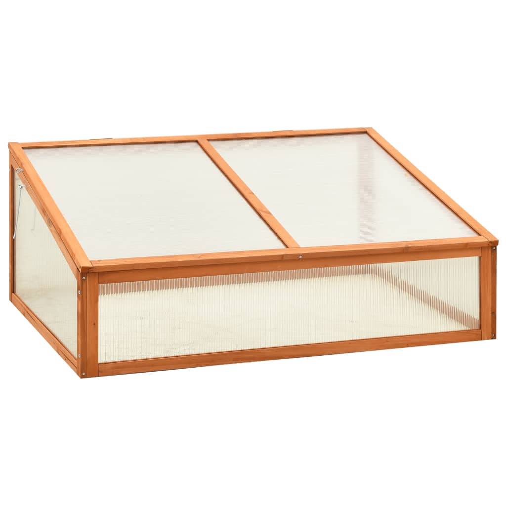 vidaXL Gewächshaus 100x65x40 cm Tannenholz