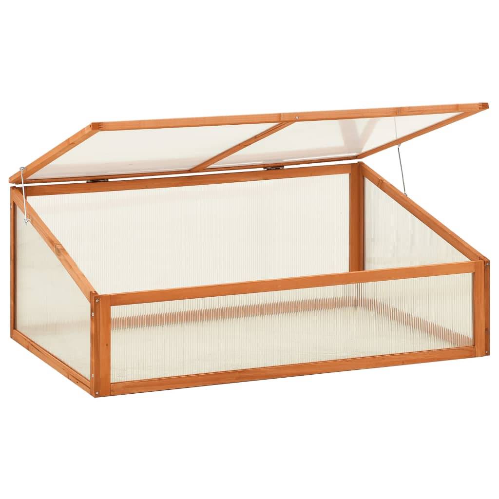 vidaXL Gewächshaus 100x65x40 cm Tannenholz
