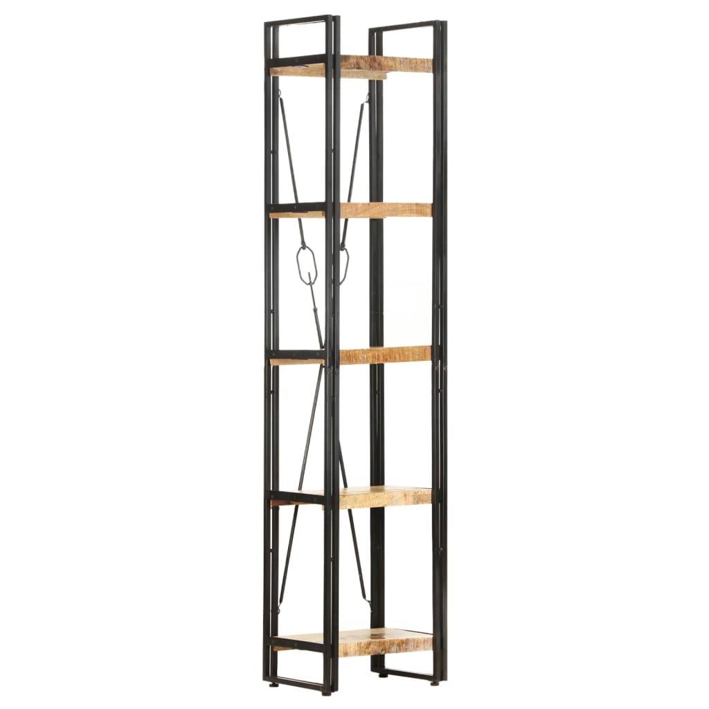 vidaXL Bücherregal 5 Fächer 40x30x180 cm Mango Massivholz