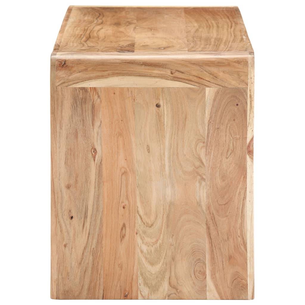 vidaXL Bank 110x38x46 cm Massivholz Akazie