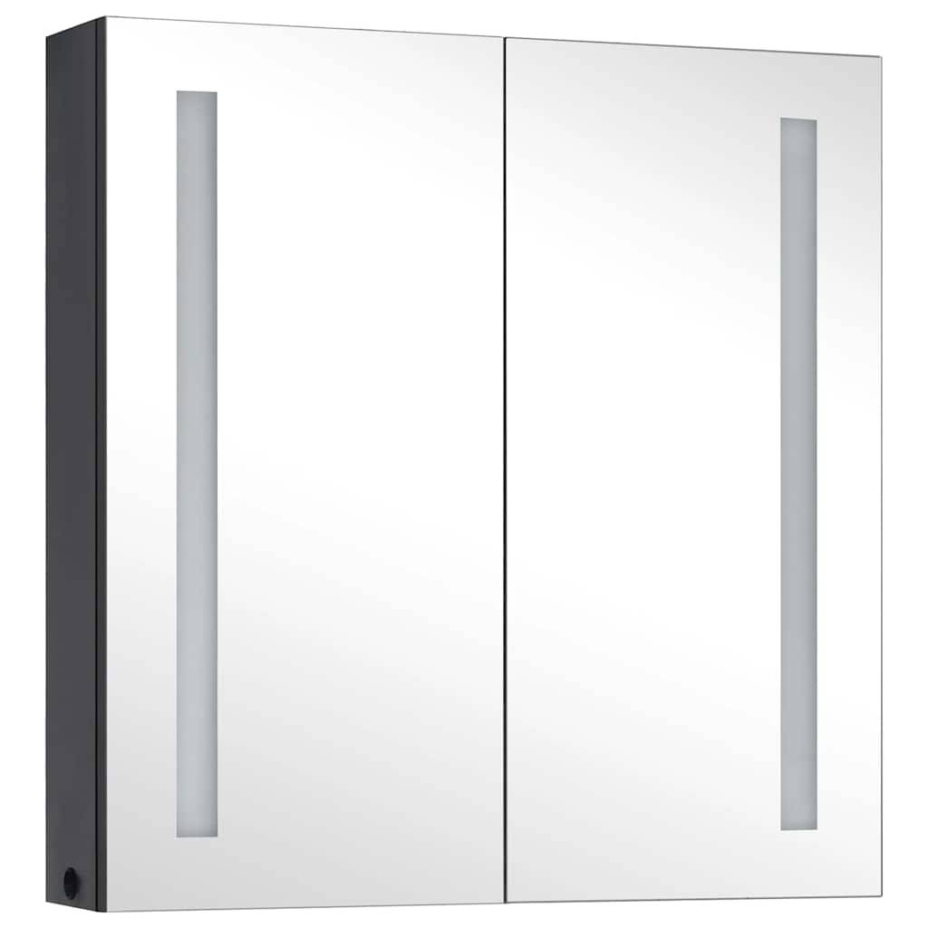 vidaXL LED-Spiegelschrank fürs Bad 62x14x60 cm