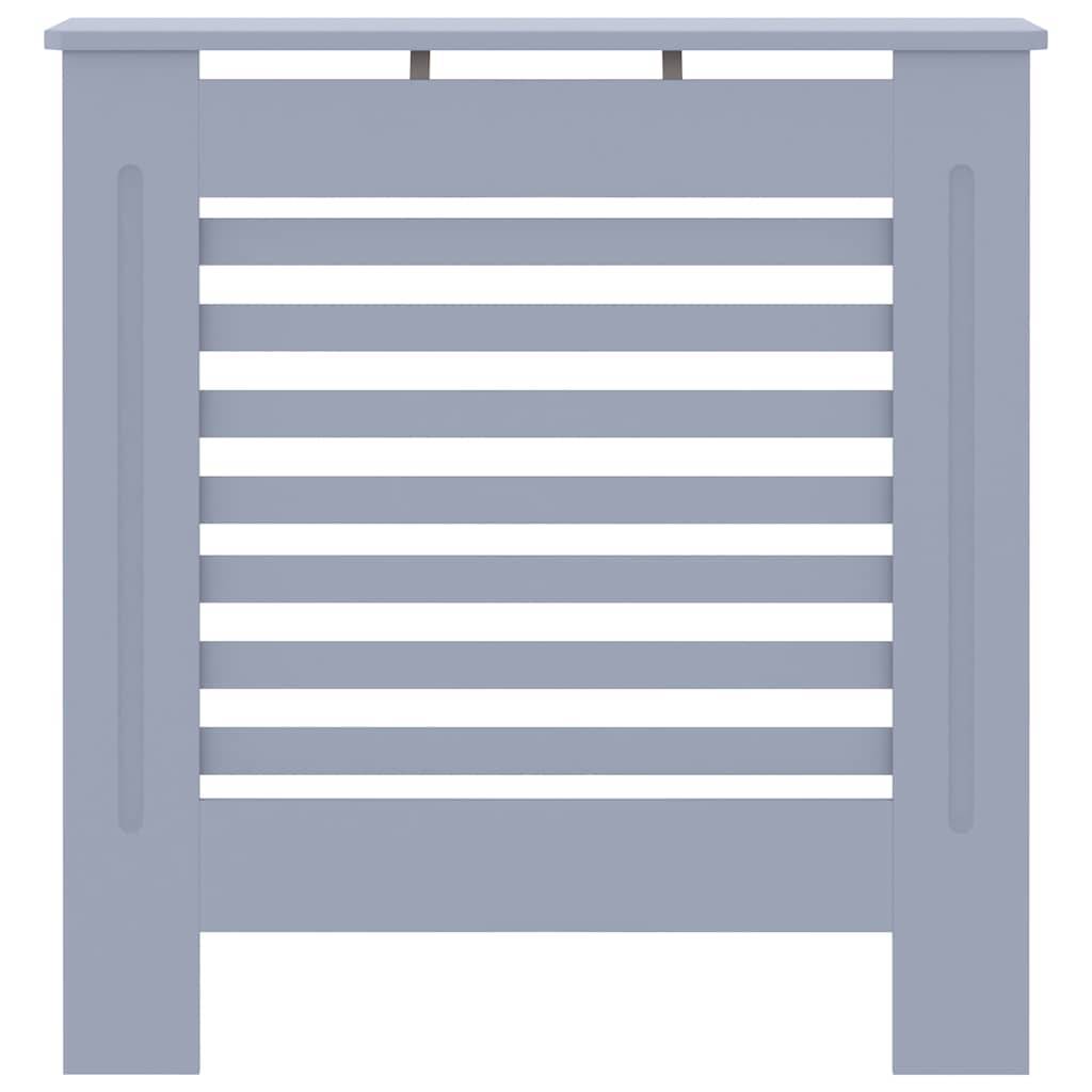 vidaXL MDF Heizkörperverkleidung Grau 78 cm