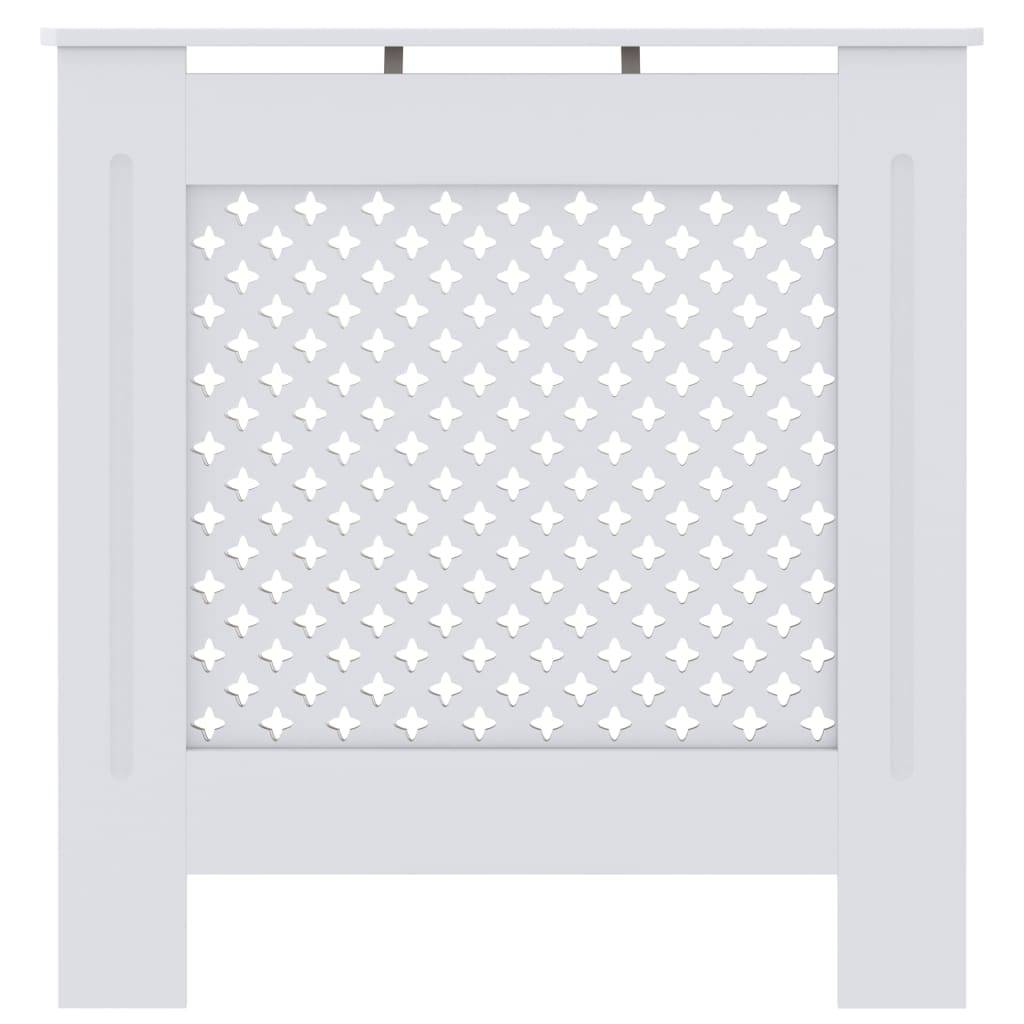vidaXL MDF Heizkörperverkleidung Weiß 78 cm