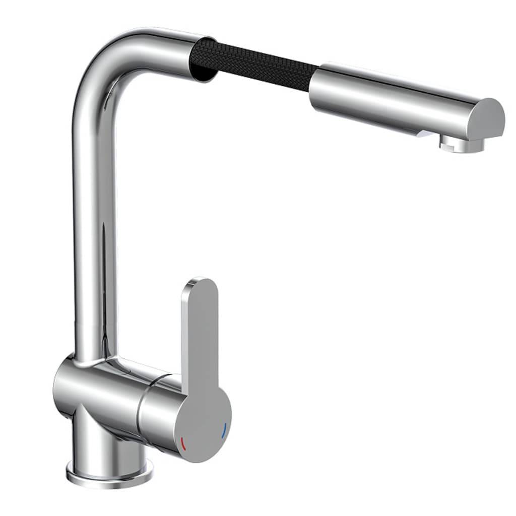 SCHÜTTE Küchenarmatur mit Herausziehbarem Auslauf LONDON Niederdruck
