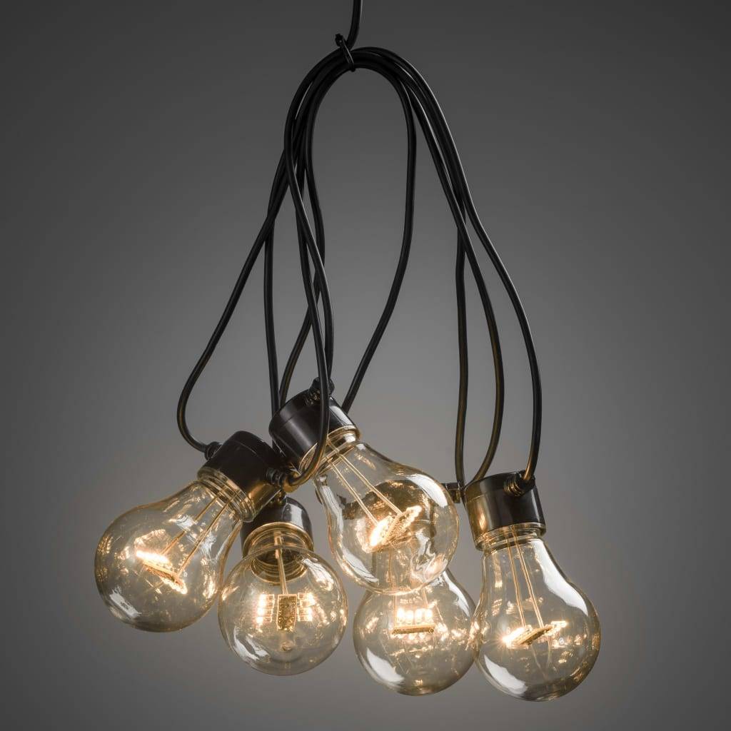 KONSTSMIDE Party-Lichterkette mit 00 Transparenten Lampen Extra-Warm