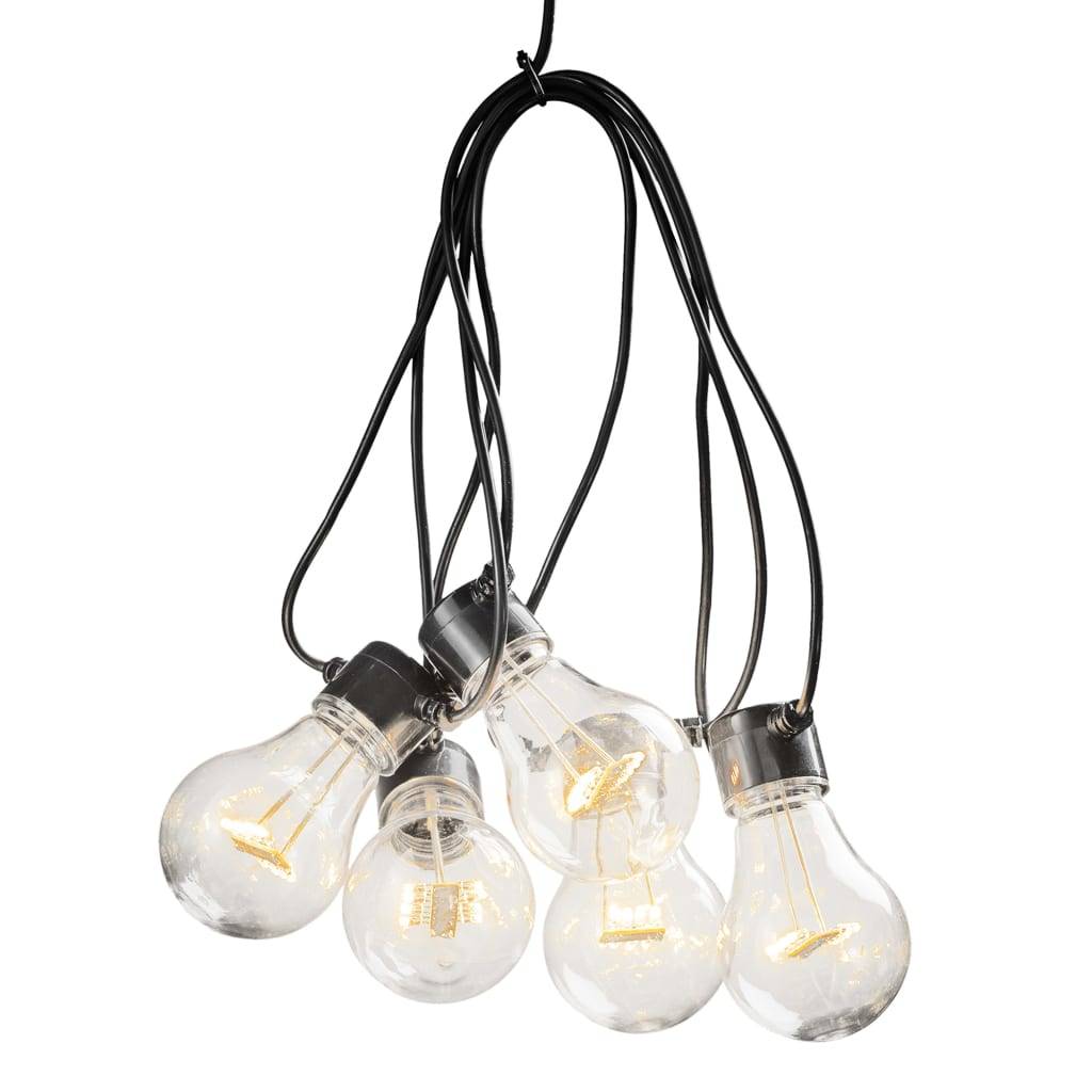 KONSTSMIDE Party-Lichterkette mit 00 Transparenten Lampen Extra-Warm