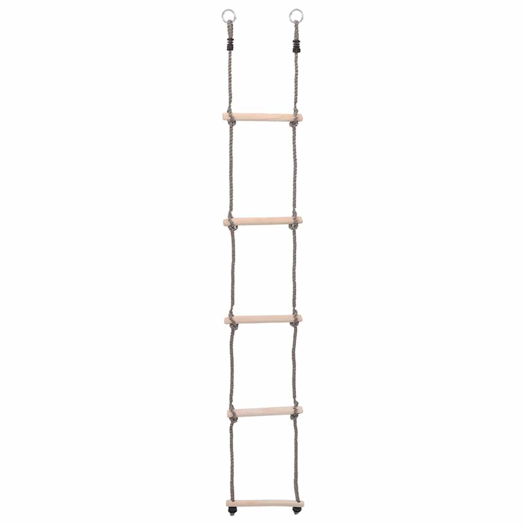 vidaXL 5-Stufen-Leiter 210 cm Kiefer Massivholz