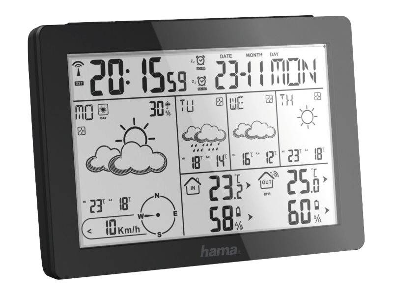 Hama Meteotime - Wetterstation - Schwarz