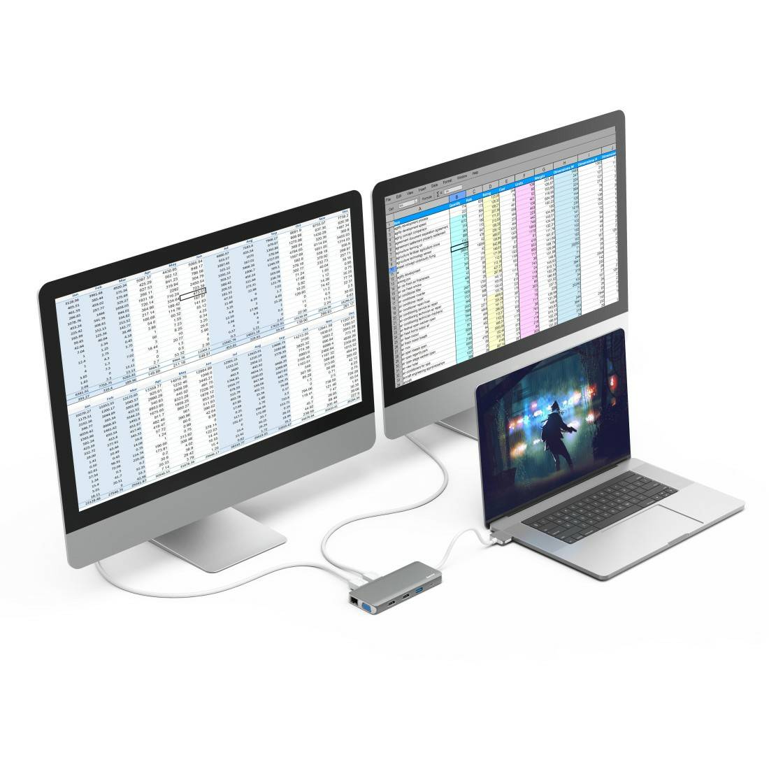 Hama - Dockingstation - USB-C 3.2 Gen 1 - VGA, HDMI