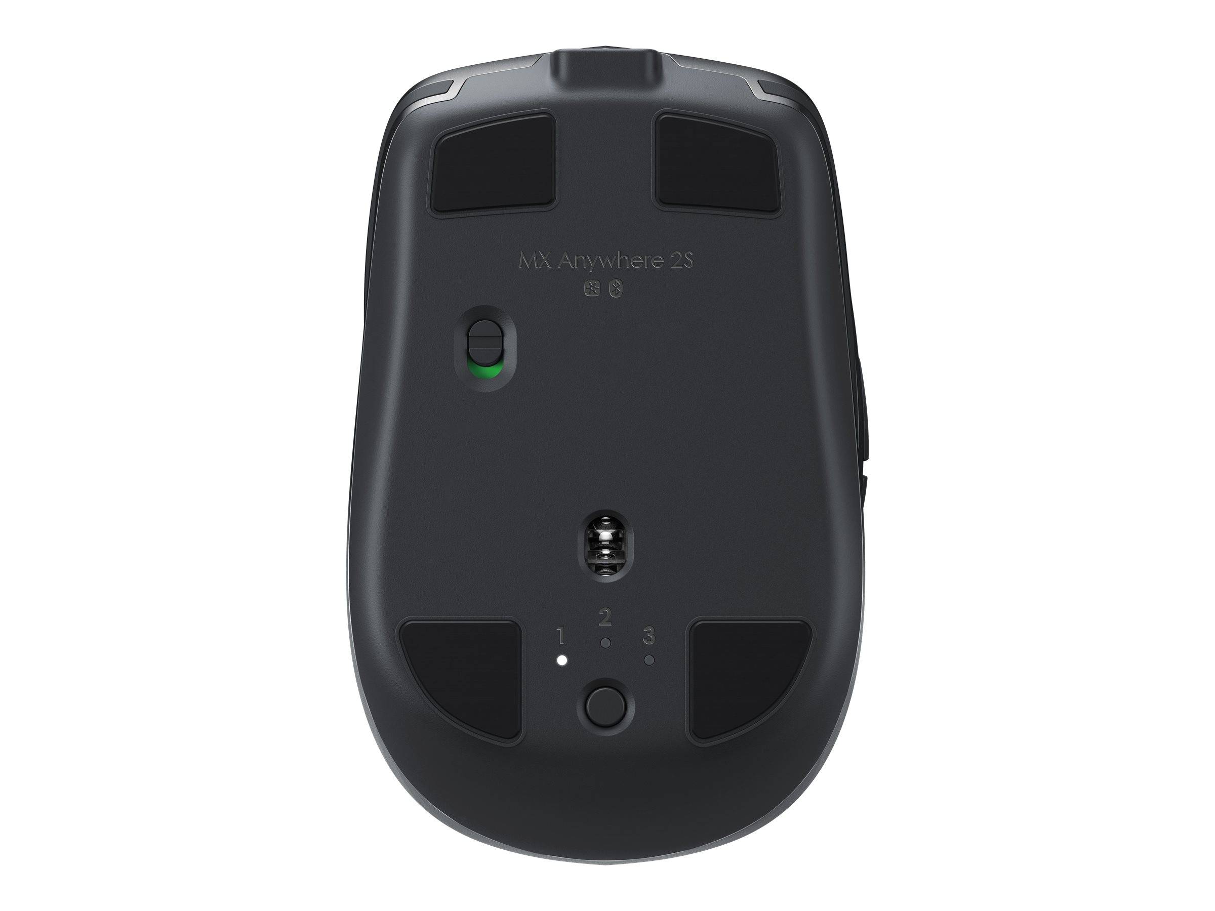 Logitech MX Anywhere 2S - Maus - ergonomischLaser - 7 Tasten - kabellos -