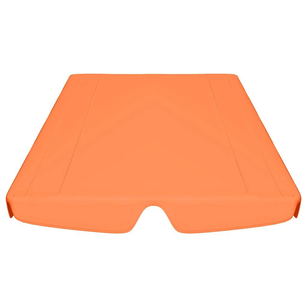 vidaXL Ersatzdach für Hollywoodschaukel Orange 188/168x145/110 cm