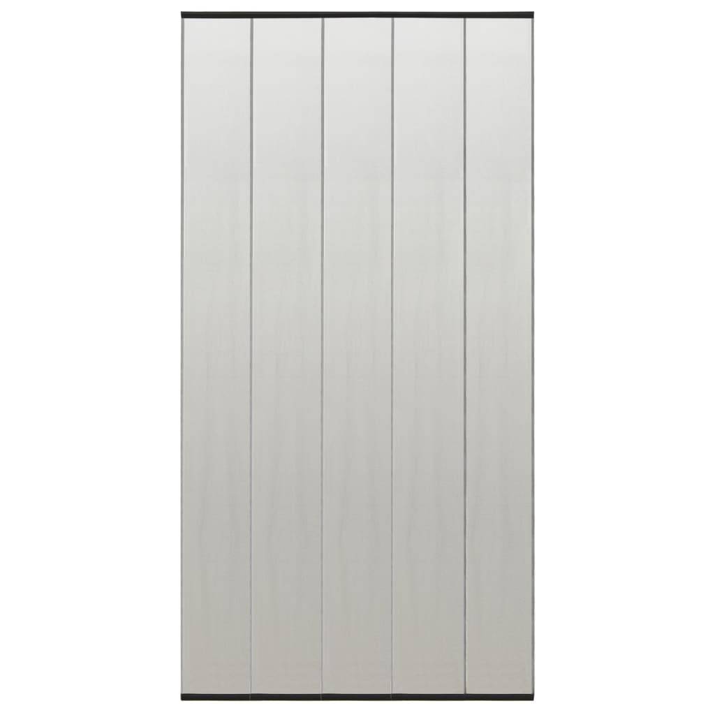vidaXL Insektenschutz für Türen 5-tlg. Netzvorhang Schwarz 120x240 cm
