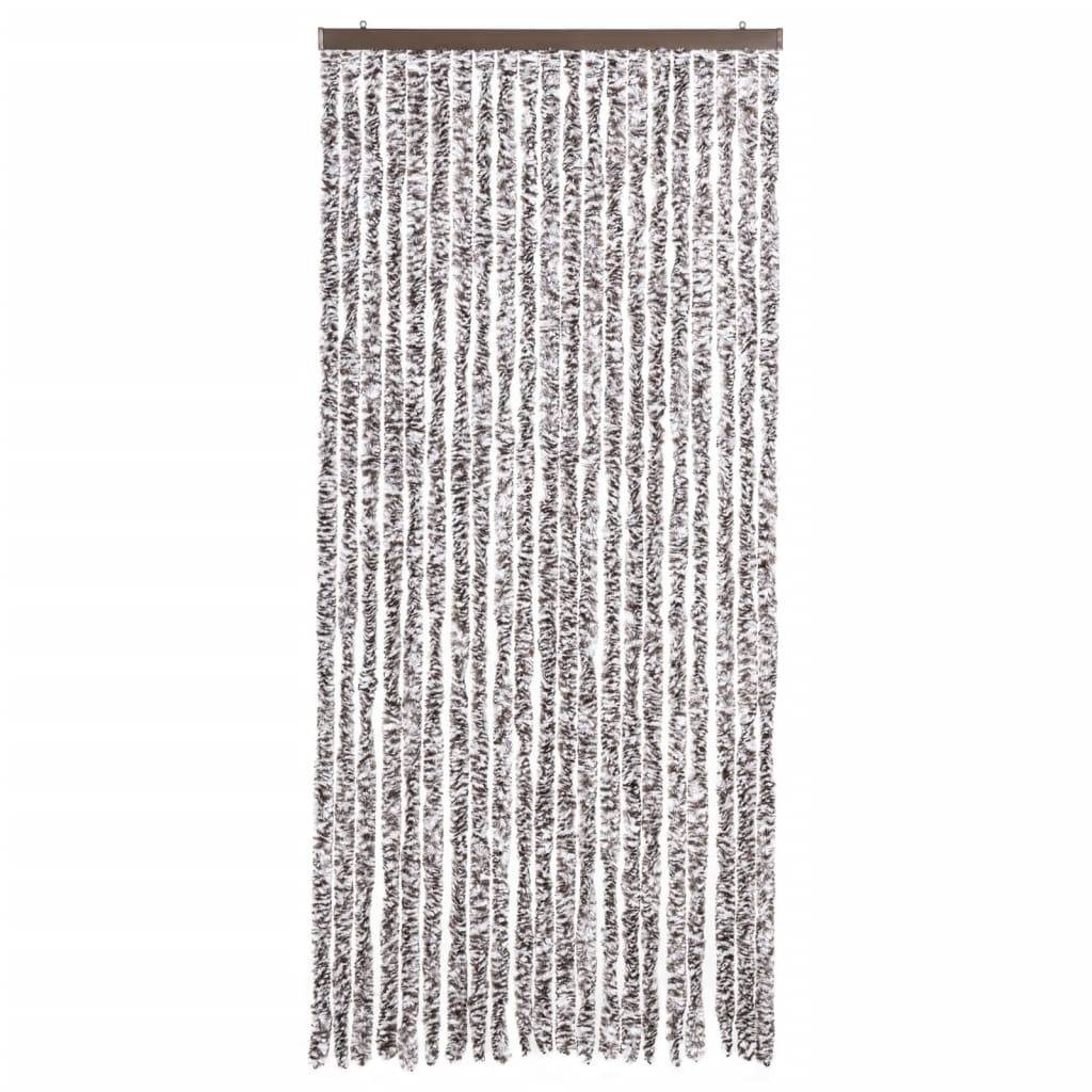 vidaXL Insektenschutz-Vorhang Braun und Beige 90x200 cm Chenille