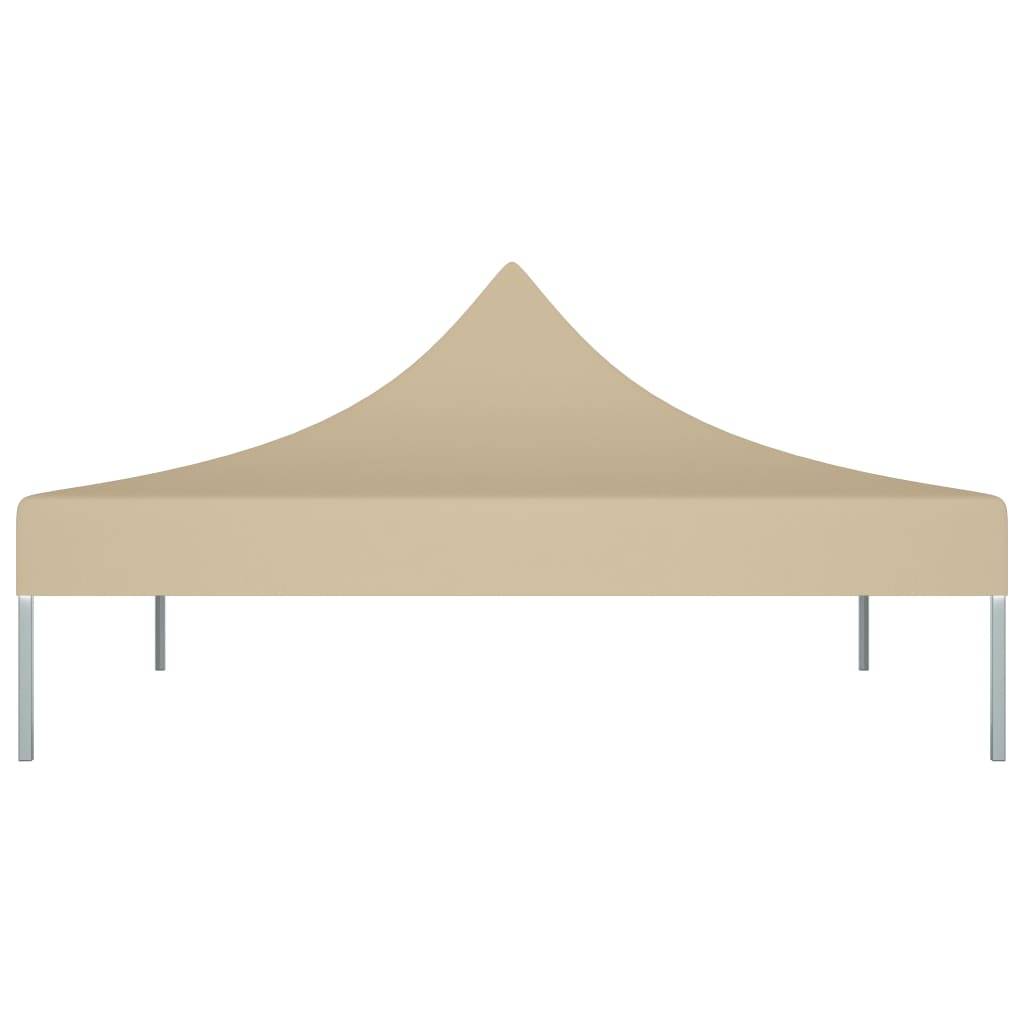 vidaXL Partyzelt-Dach 3x3 m Beige 270 g/m²