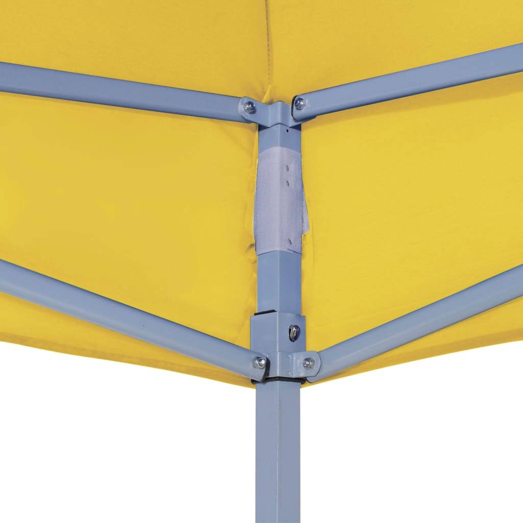 vidaXL Partyzelt-Dach 3x3 m Gelb 270 g/m²