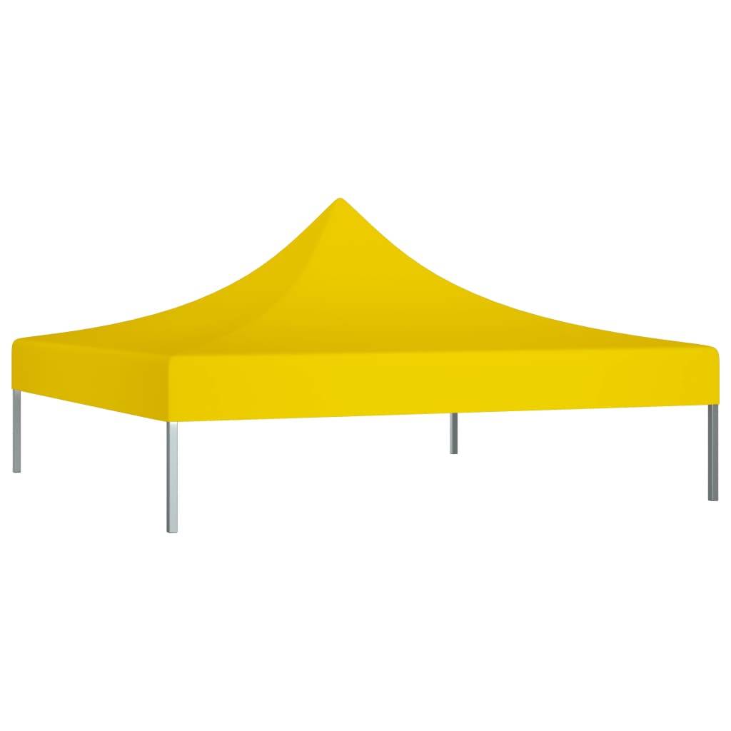vidaXL Partyzelt-Dach 3x3 m Gelb 270 g/m²