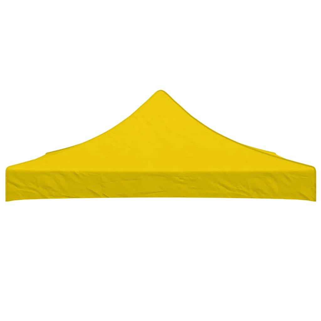 vidaXL Partyzelt-Dach 3x3 m Gelb 270 g/m²