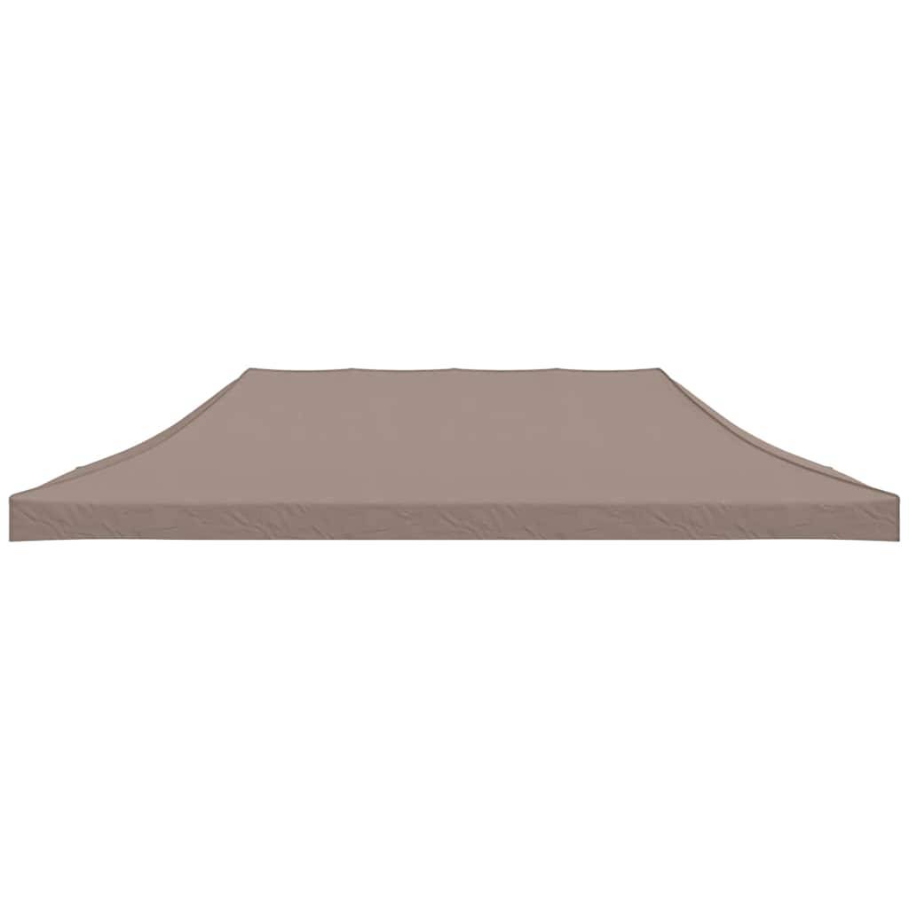 vidaXL Partyzelt-Dach 6x3 m Taupe 270 g/m²