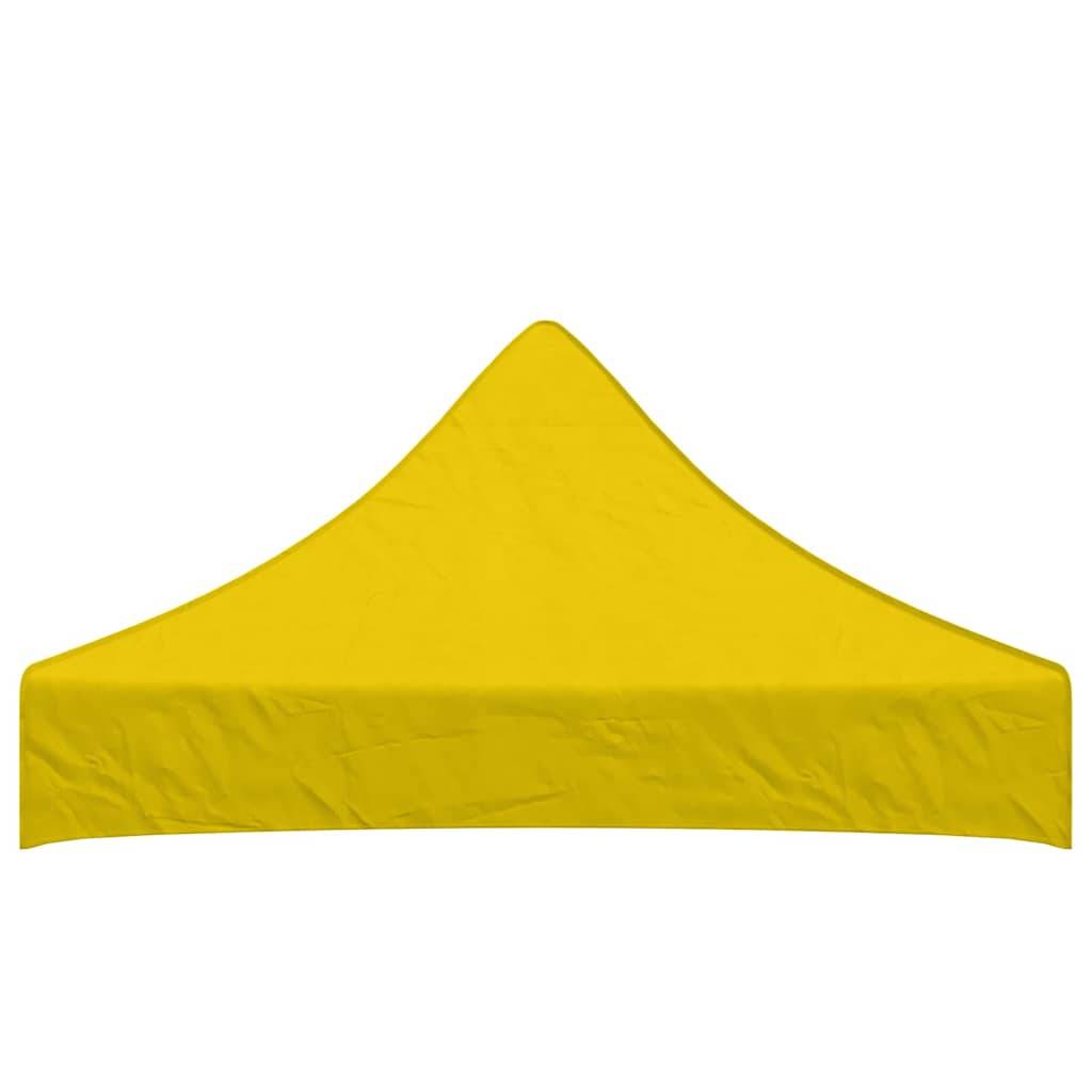 vidaXL Partyzelt-Dach 2x2 m Gelb 270 g/m²