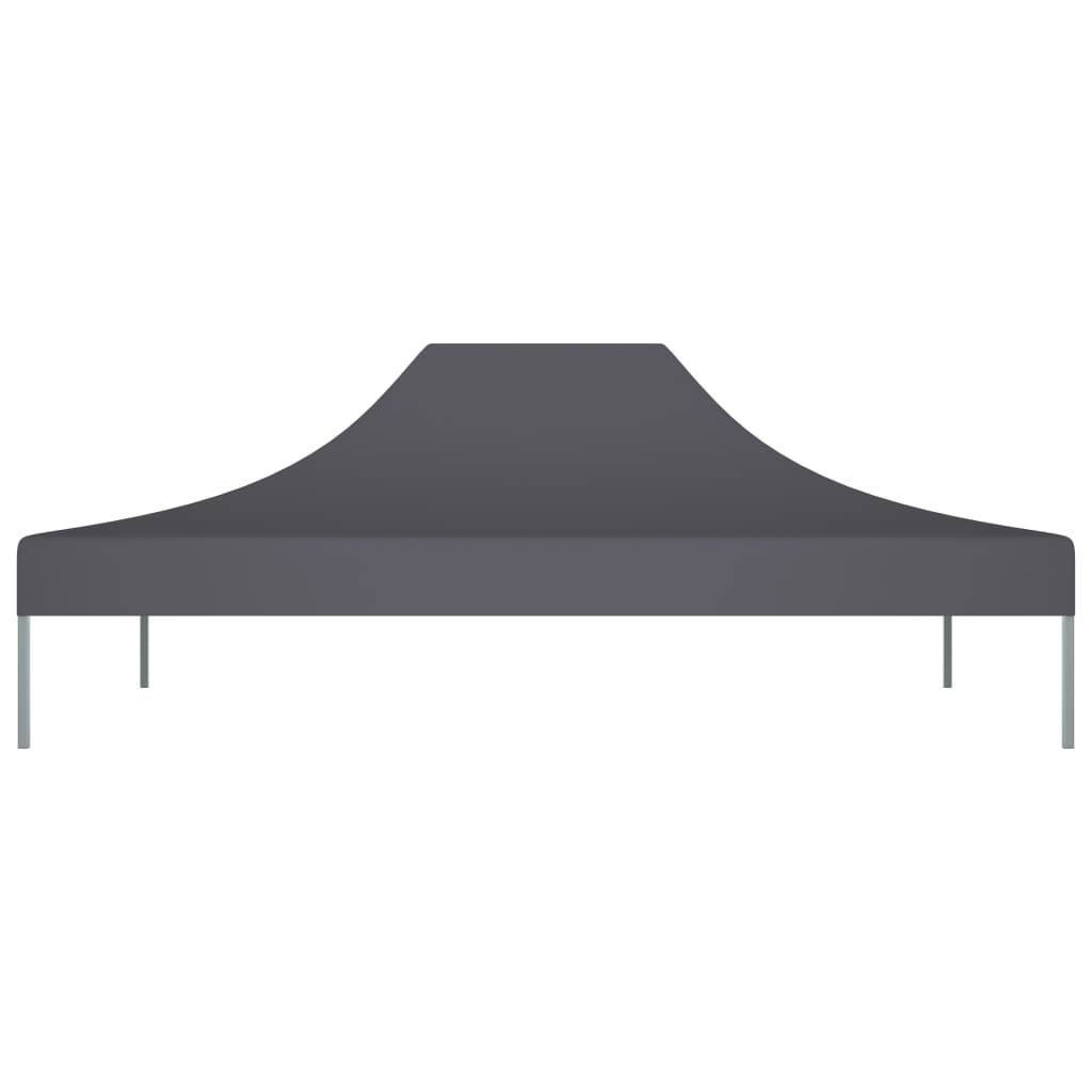 vidaXL Partyzelt-Dach 4x3 m Anthrazit 270 g/m²