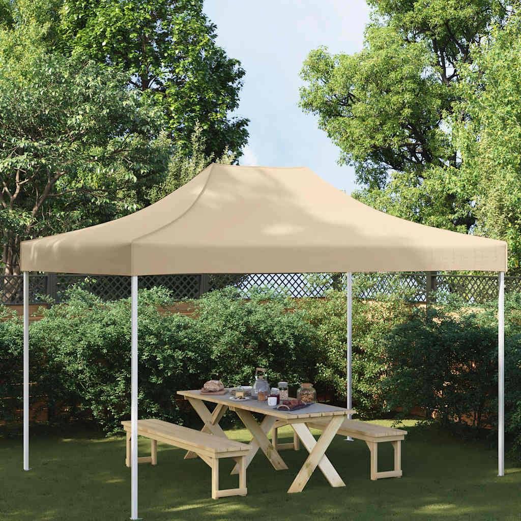 vidaXL Partyzelt-Dach 4x3 m Beige 270 g/m²