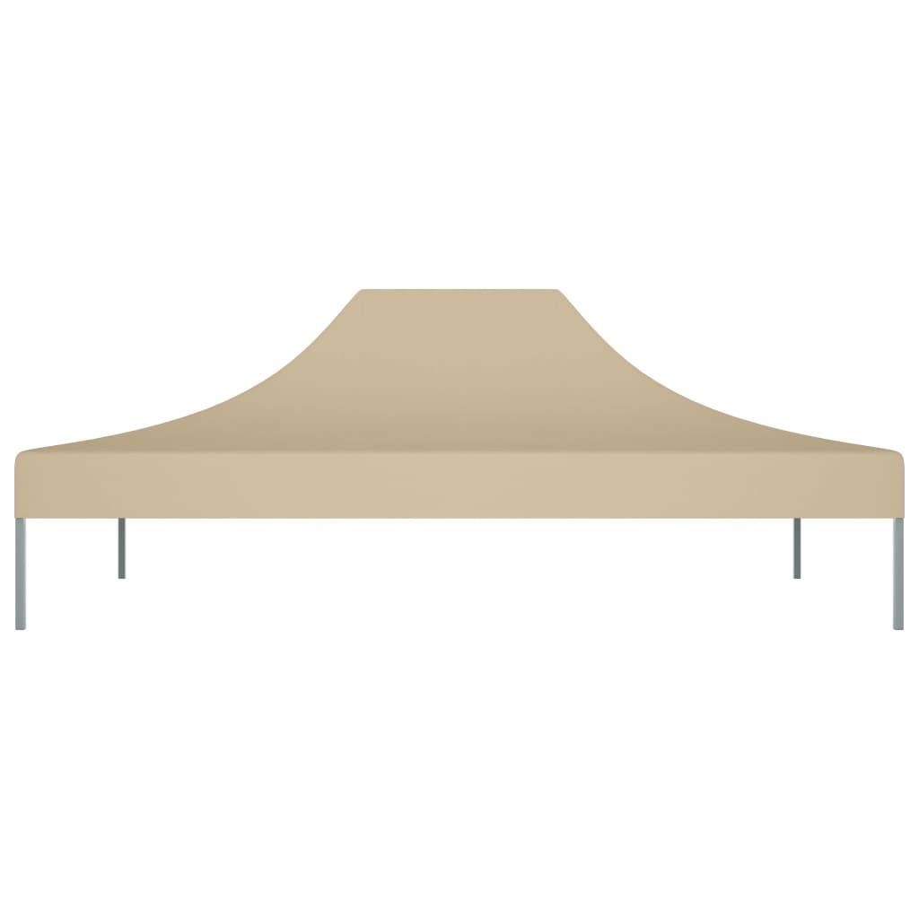 vidaXL Partyzelt-Dach 4x3 m Beige 270 g/m²