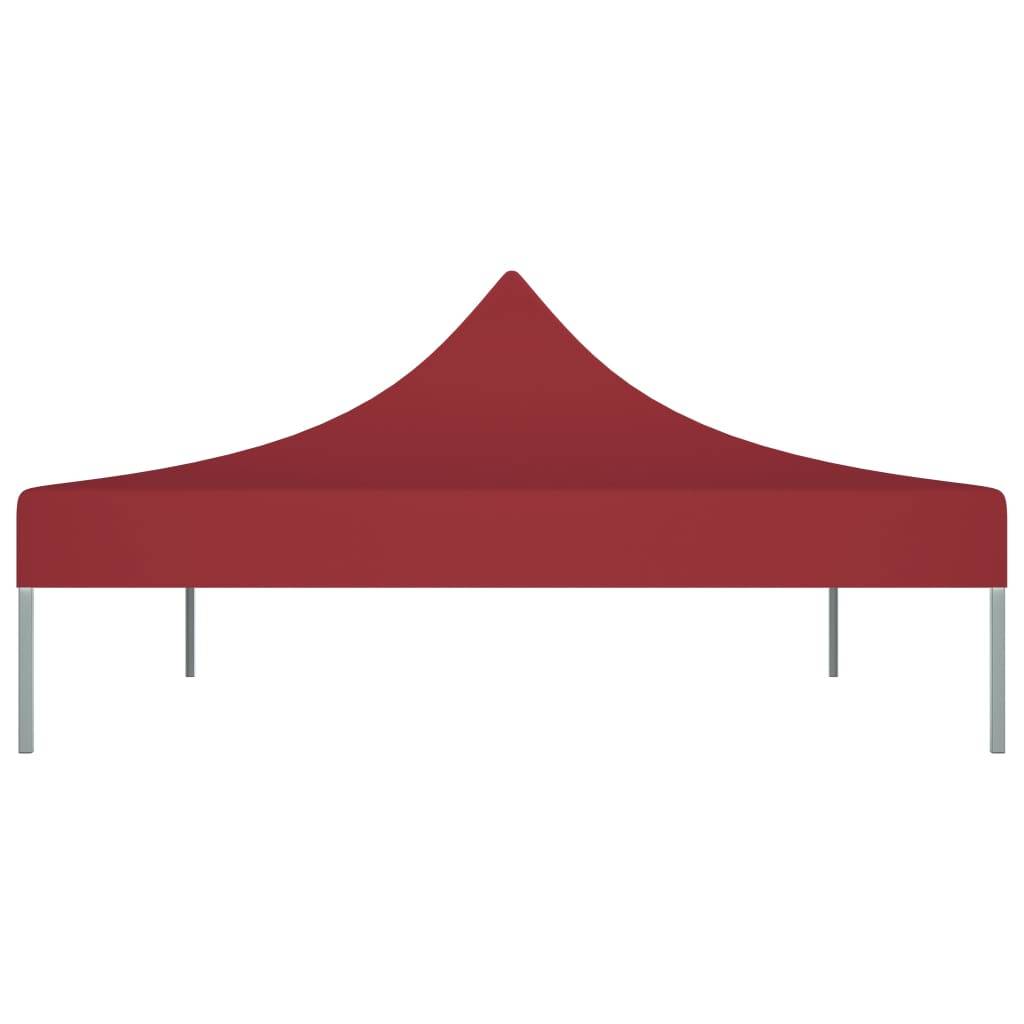 vidaXL Partyzelt-Dach 4,5x3 m Burgunderrot 270 g/m²
