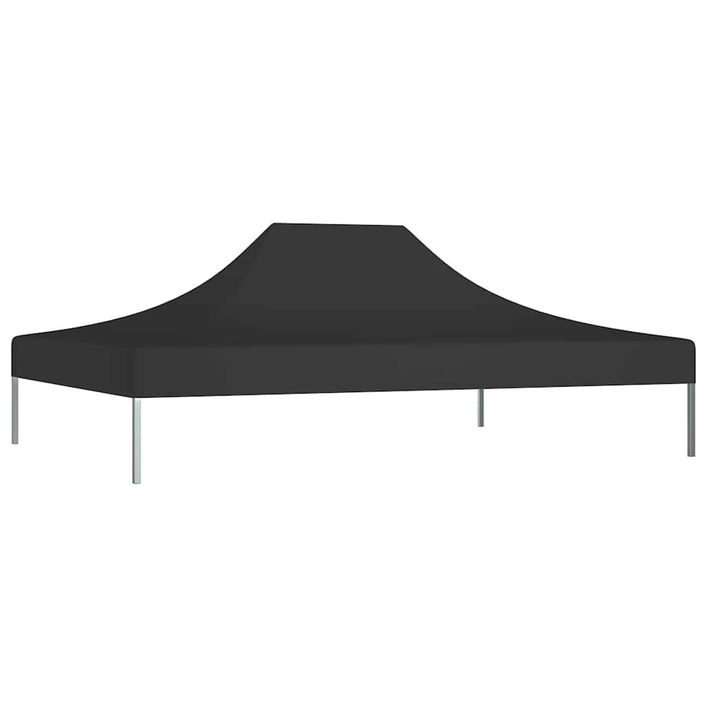 vidaXL Partyzelt-Dach 4,5x3 m Schwarz 270 g/m²