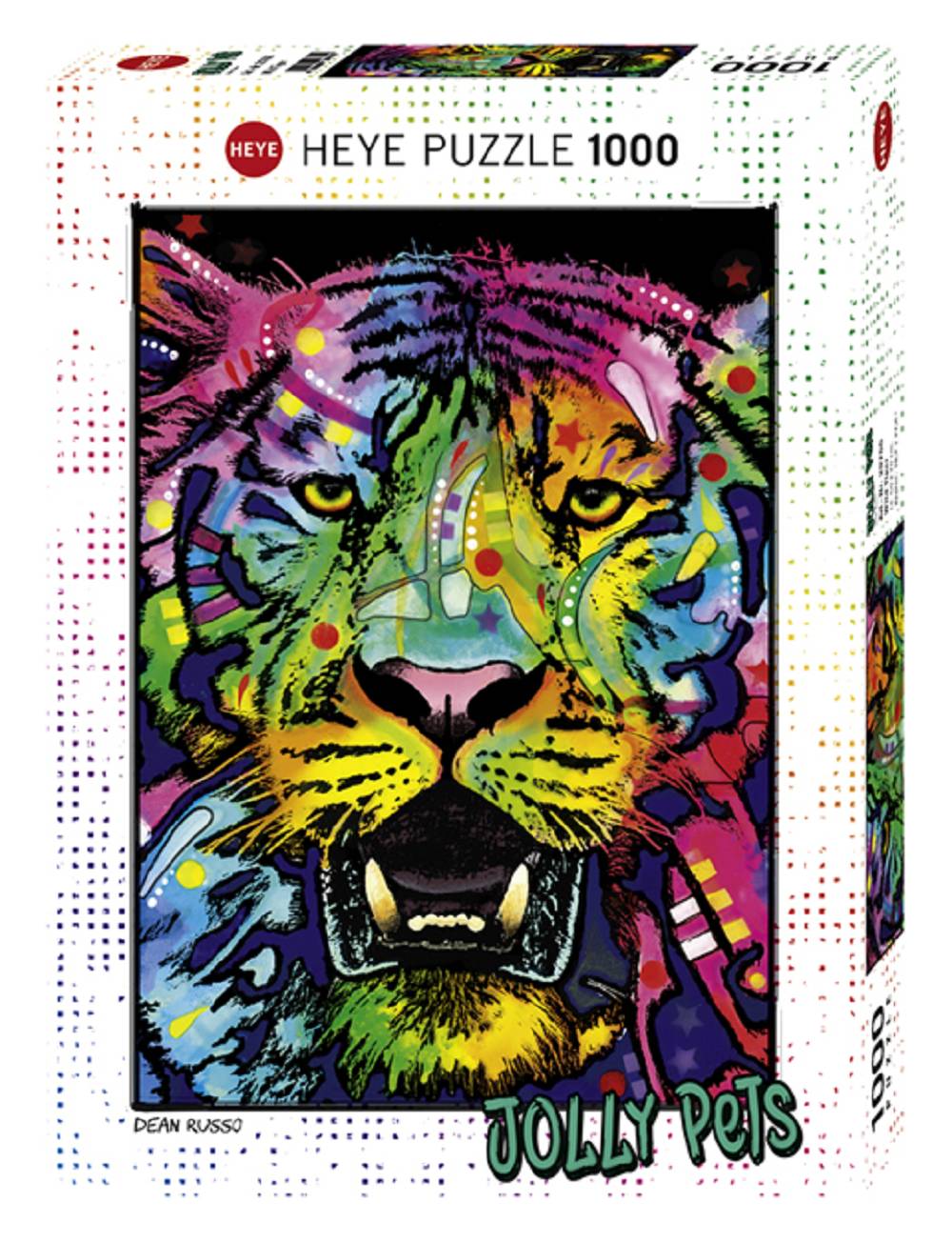 HEYE 29766 Dean Russo Jolly Pets Wild Tiger 1000 Teile Puzzle