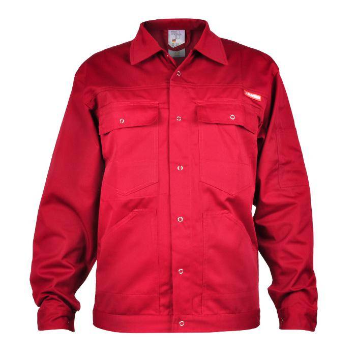 Bundjacke - Gr. 28 - bordeaux - Norm EN 26330 - 65% PES - 35% CO - 260 g/m² - widerstandsfähig und robust - lange Lebensdauer - "MG 260"