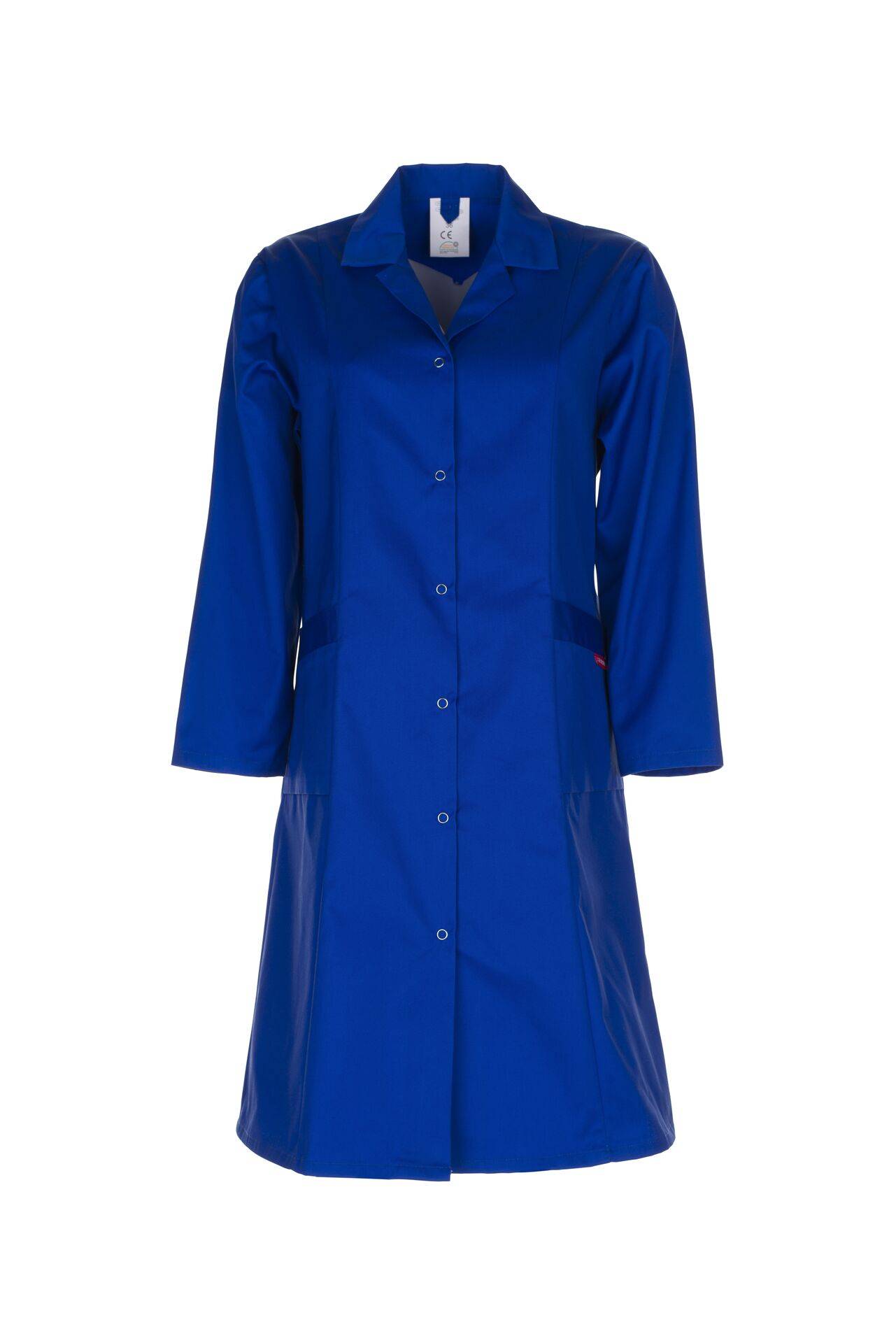 PLANAM Berufsmantel Baumwolle Langarm kornblau Gr. 36