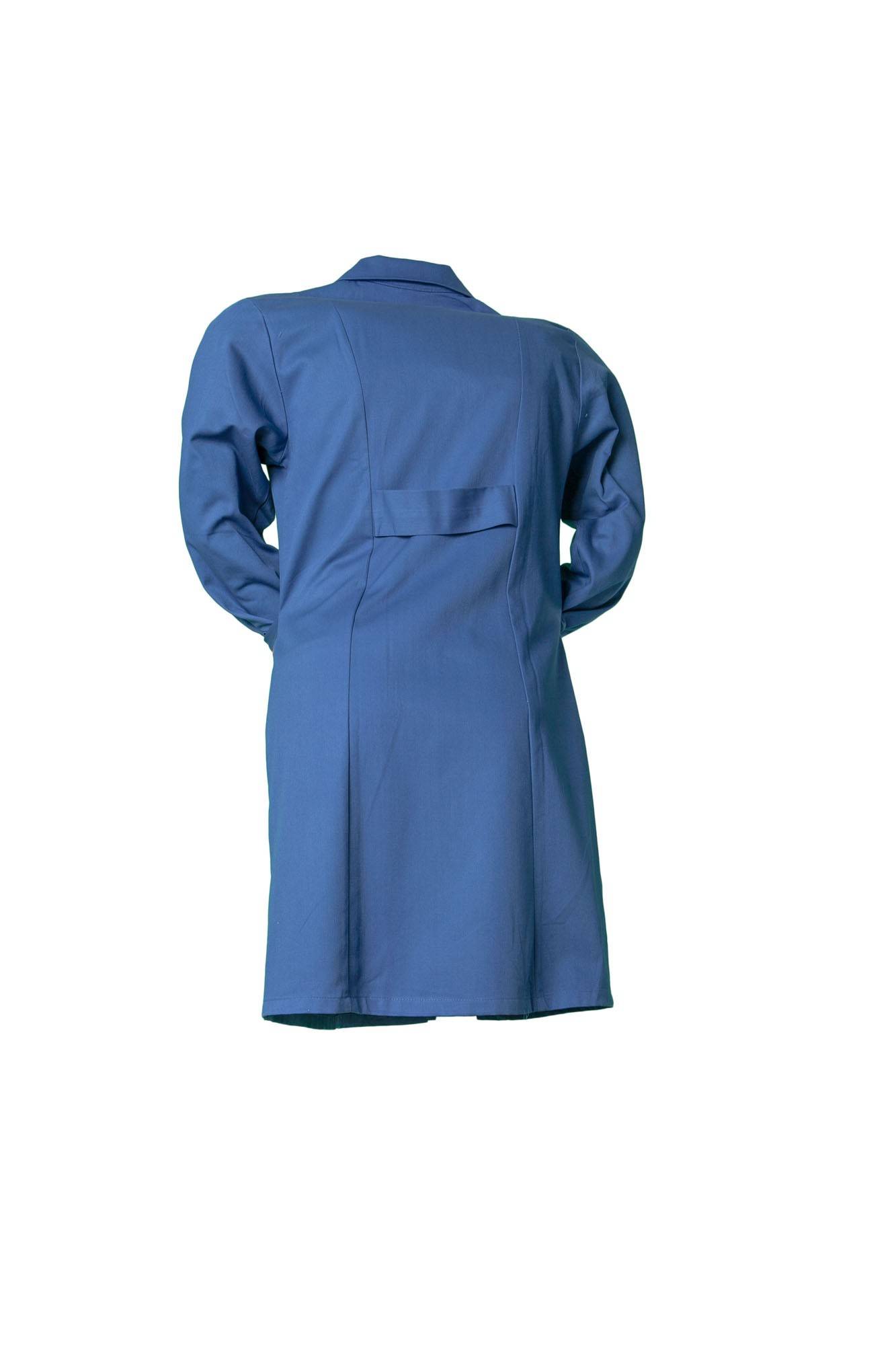 Planam Damen Mantel Baumwolle Langarm kornblumenblau 44 1681044