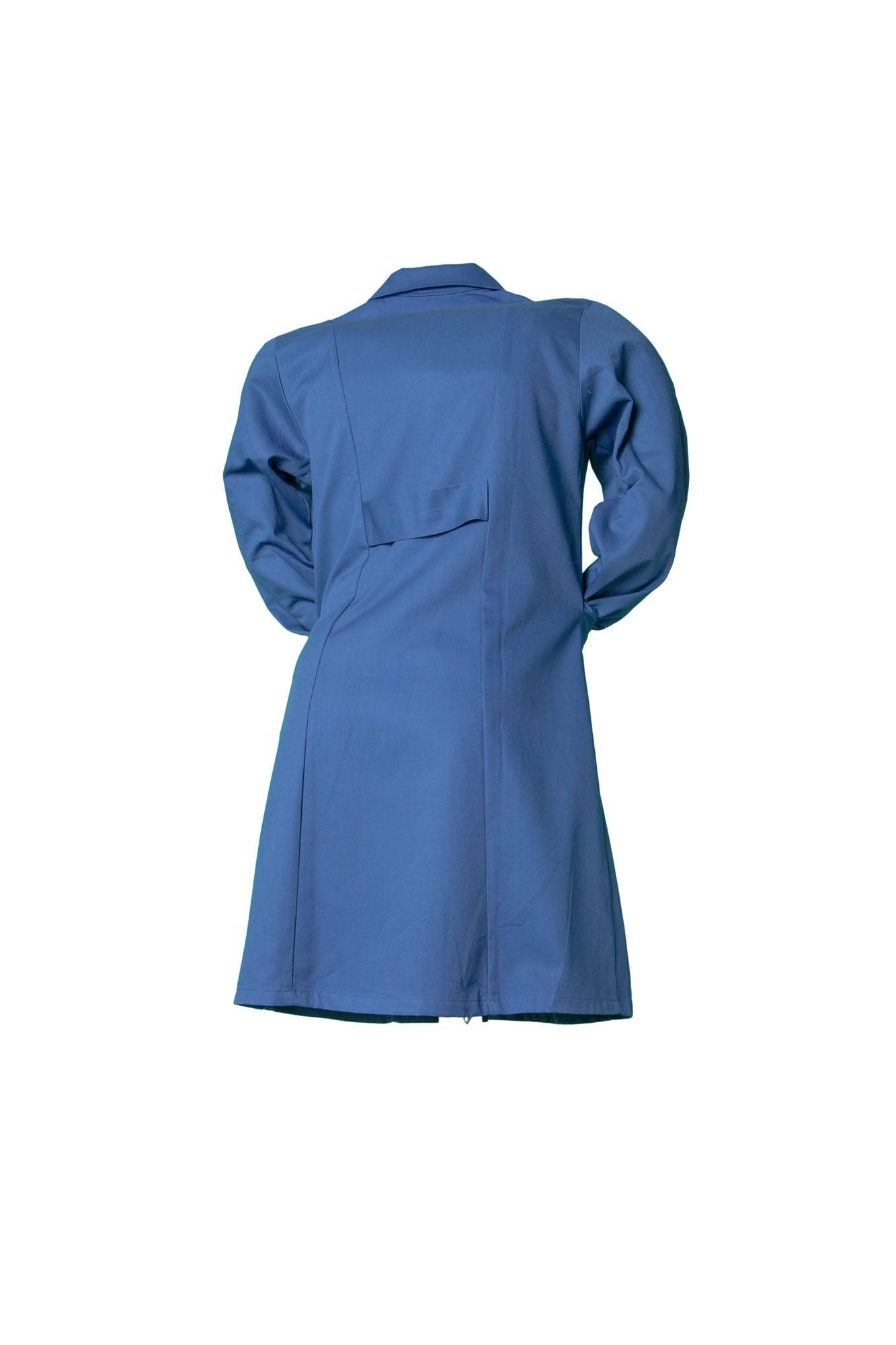 Planam Damen Mantel Baumwolle Langarm kornblumenblau 42 1681042