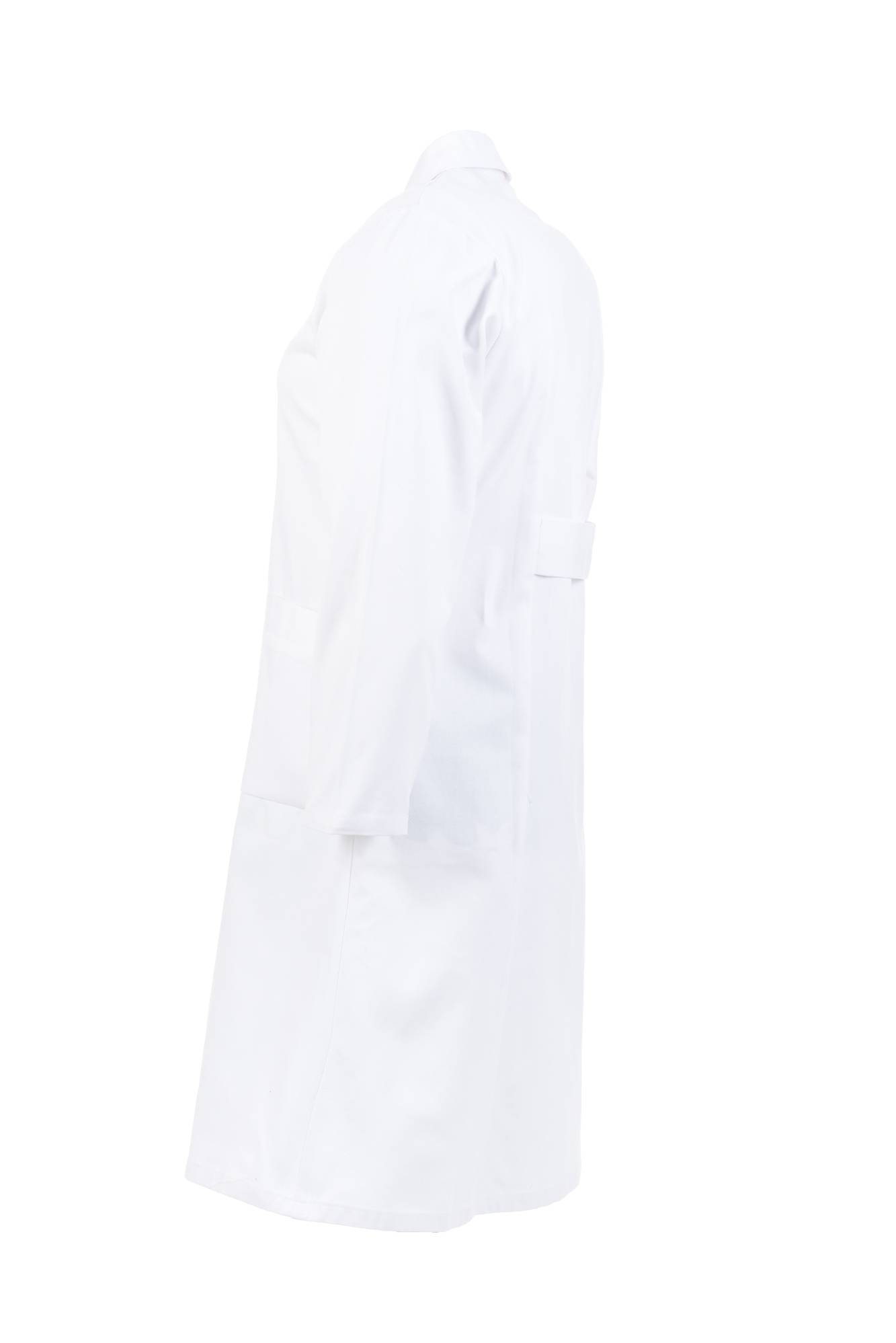 Planam Damen Mantel Baumwolle Langarm reinweiß 36 1682036