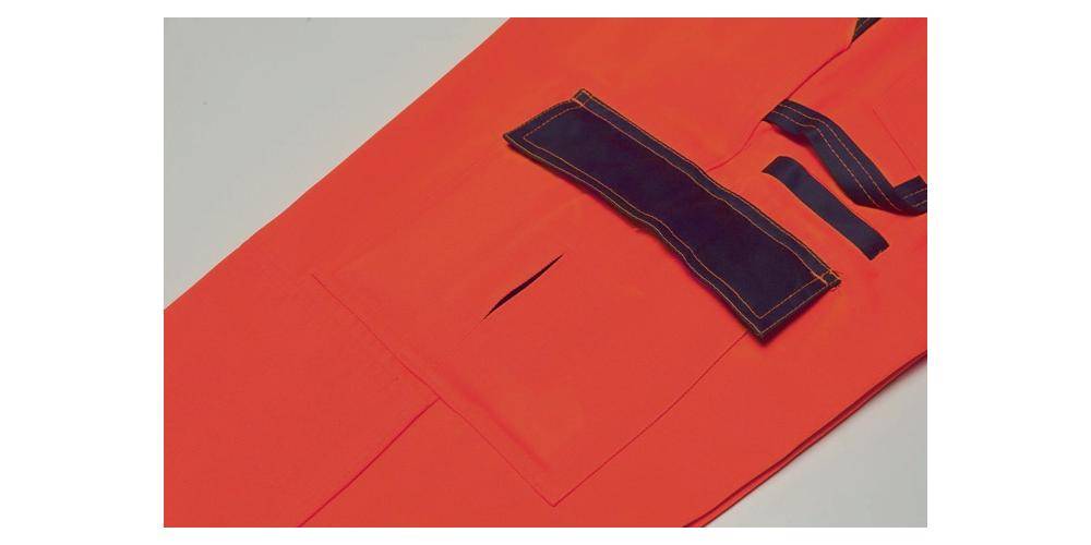 PLANAM Warnschutz-Bundhose Nr.2016 Gr.48 orange/marine
