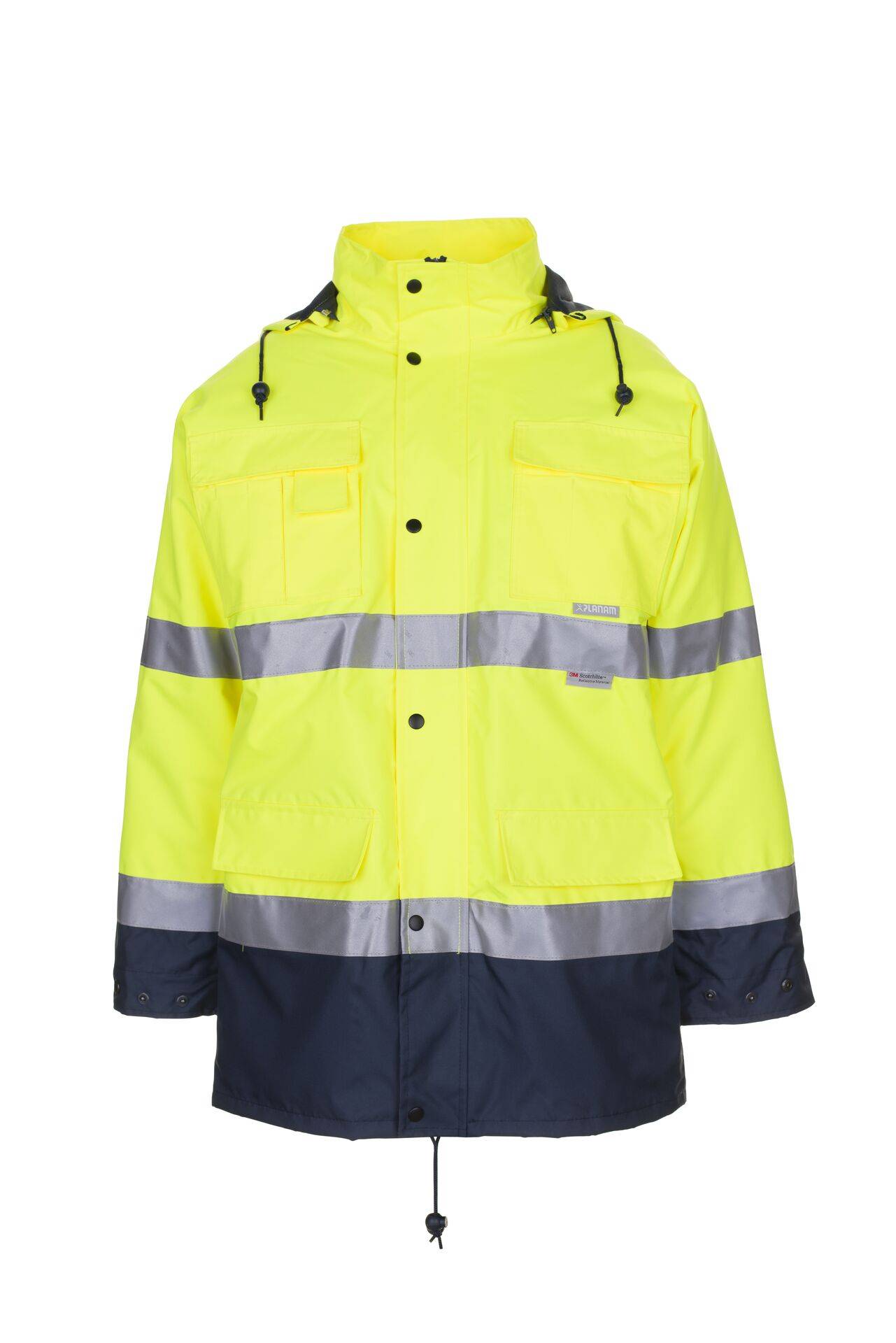 PLANAM Parka gelb/marine Warnschutz Gr. XXXL