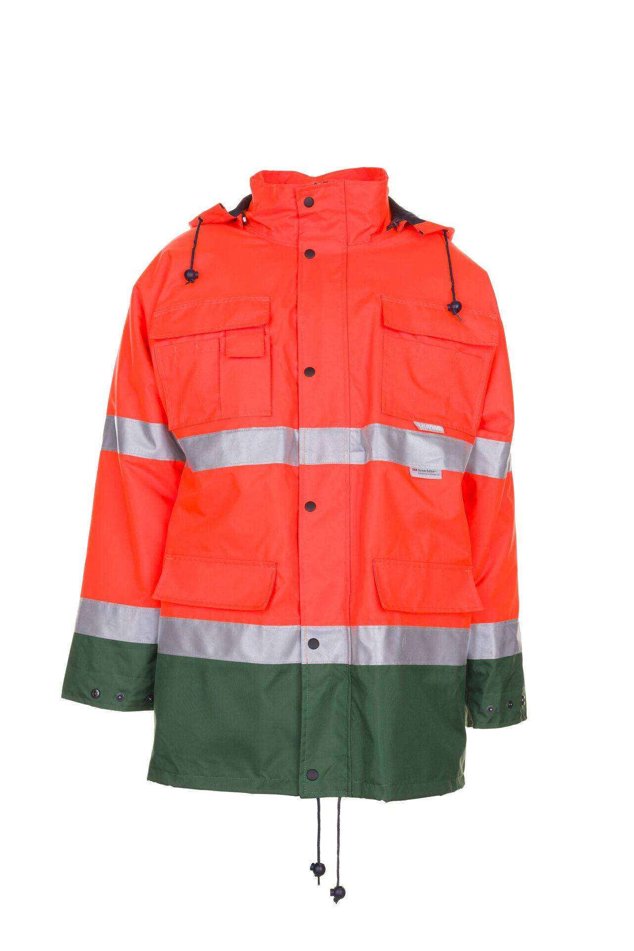 PLANAM Parka orange/grün Warnschutz Gr. M