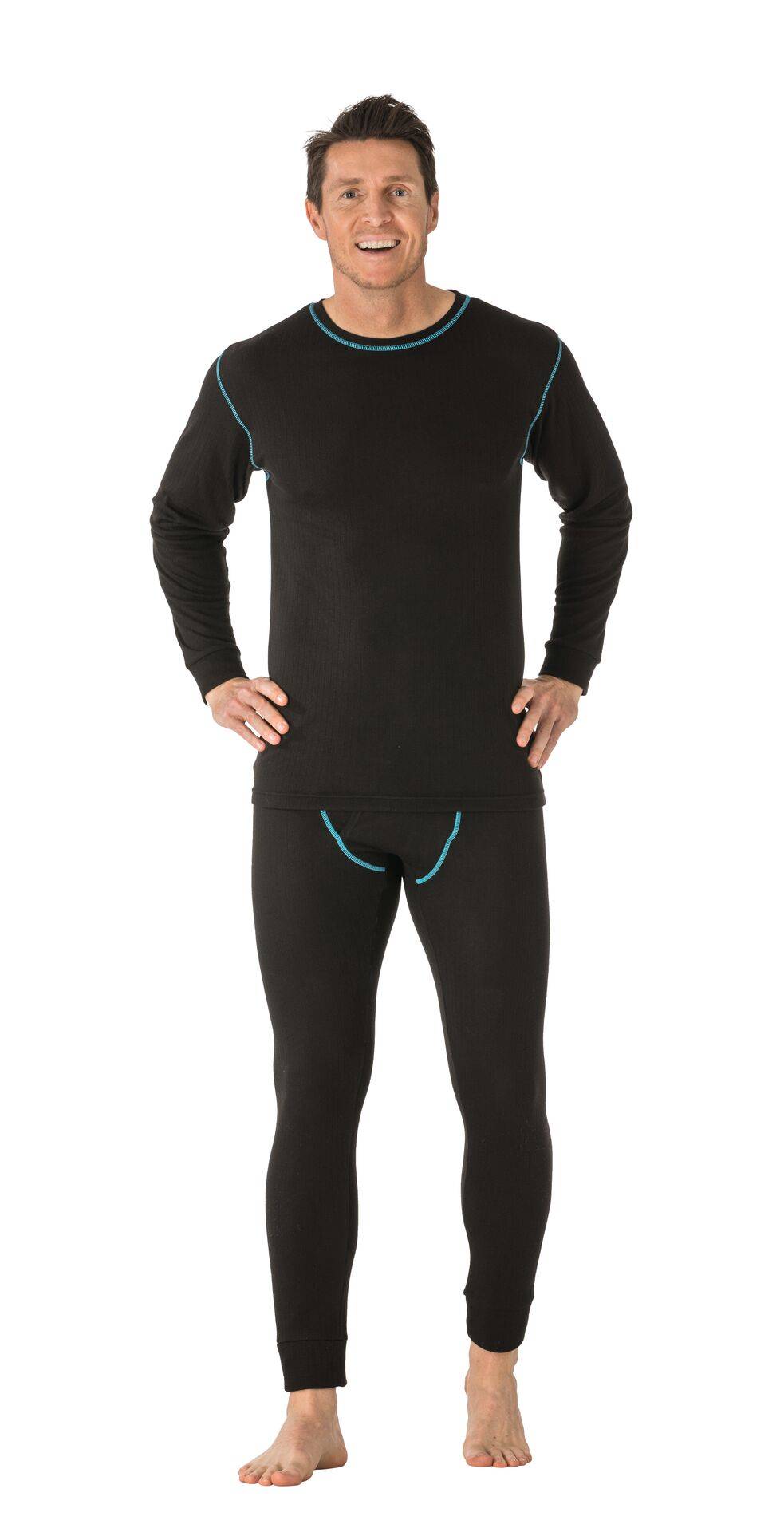 Funktionsunterwäsche Set 180 schwarz Größe L