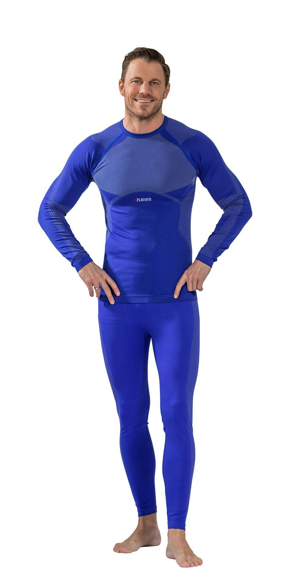 Funktionsunterwäsche Set Fit blau Größe L/XL