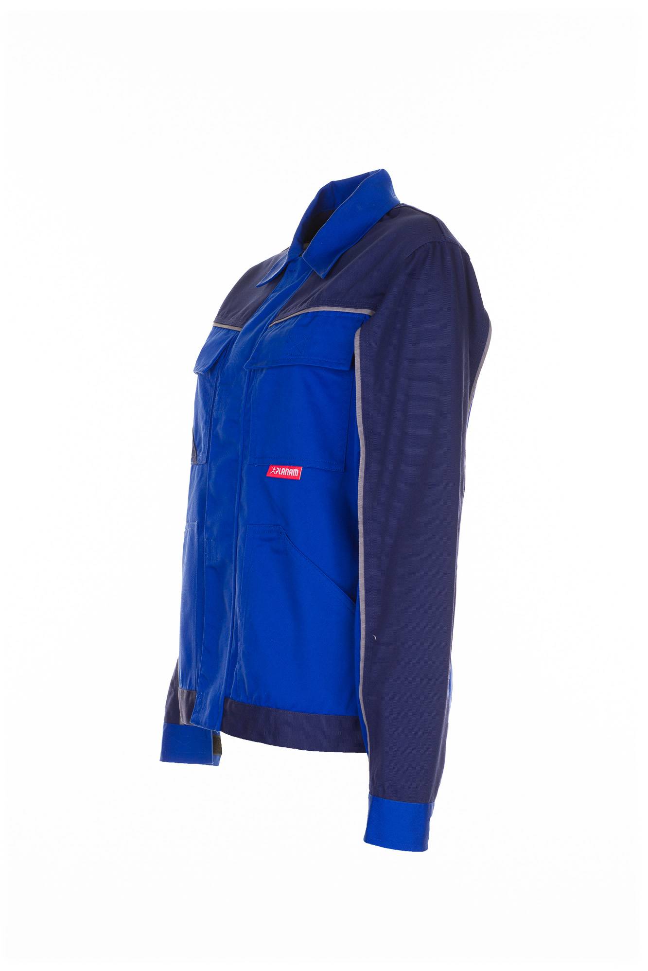 Planam Highline Damen Bundjacke kornblumenblau/marine/zink 40 2318040