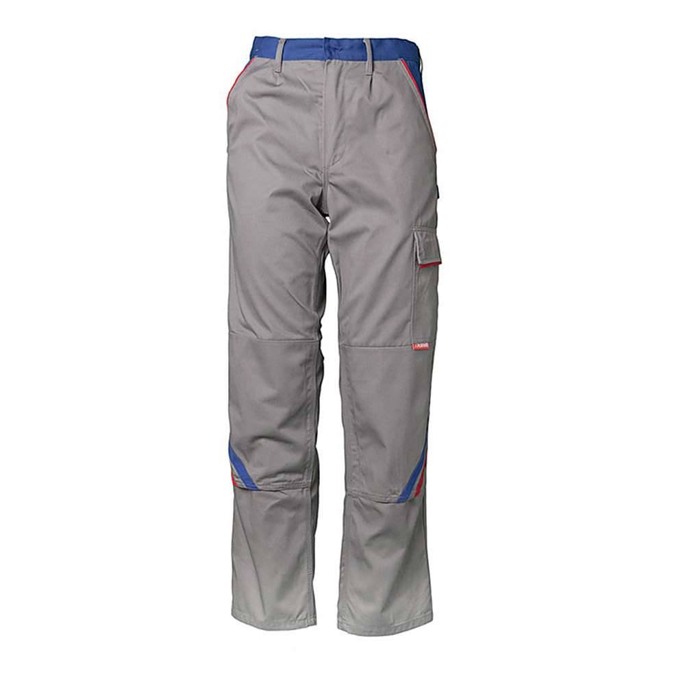 Bundhose - Gr. 70 - zink/kornblau - 65% PES - 35% CO - 285 g/m² - EN 26330 - strapazierfähig - Gummizug im Bund - "Highline"