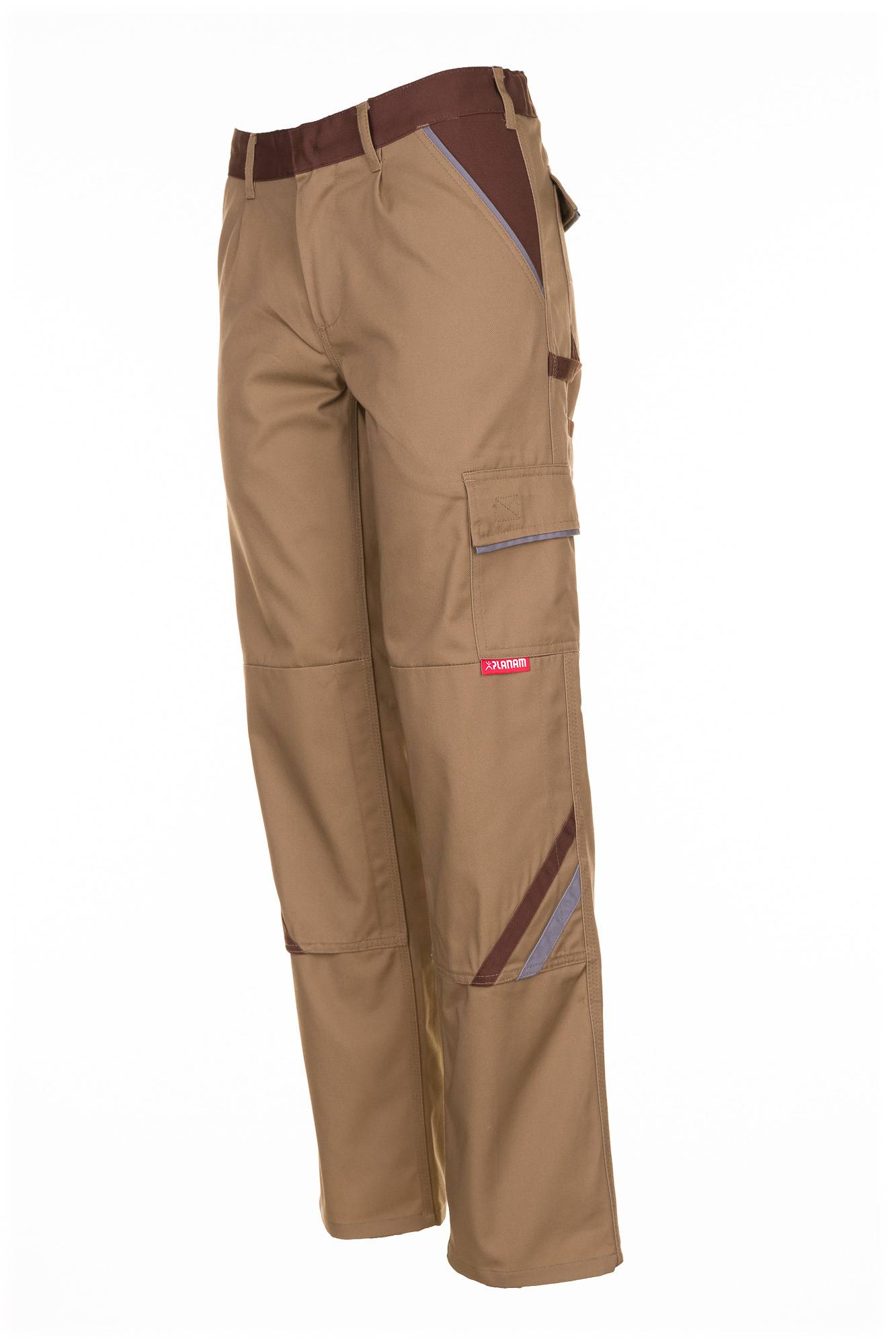 Planam Highline Bundhose khaki/braun/zink 110 2324110