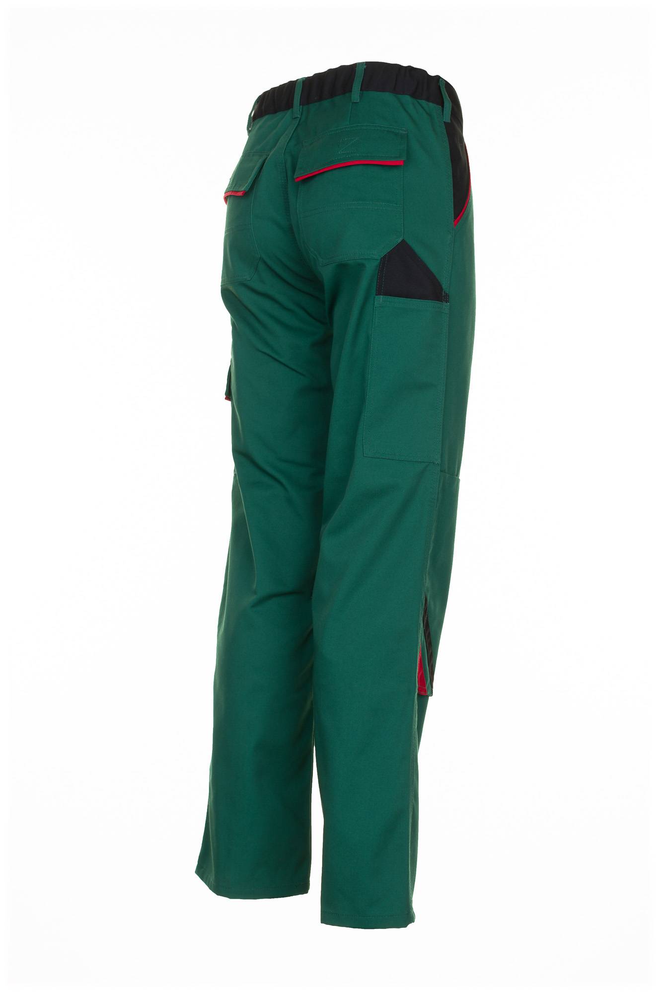 Planam Highline Bundhose grün/schwarz/rot 70 2325070