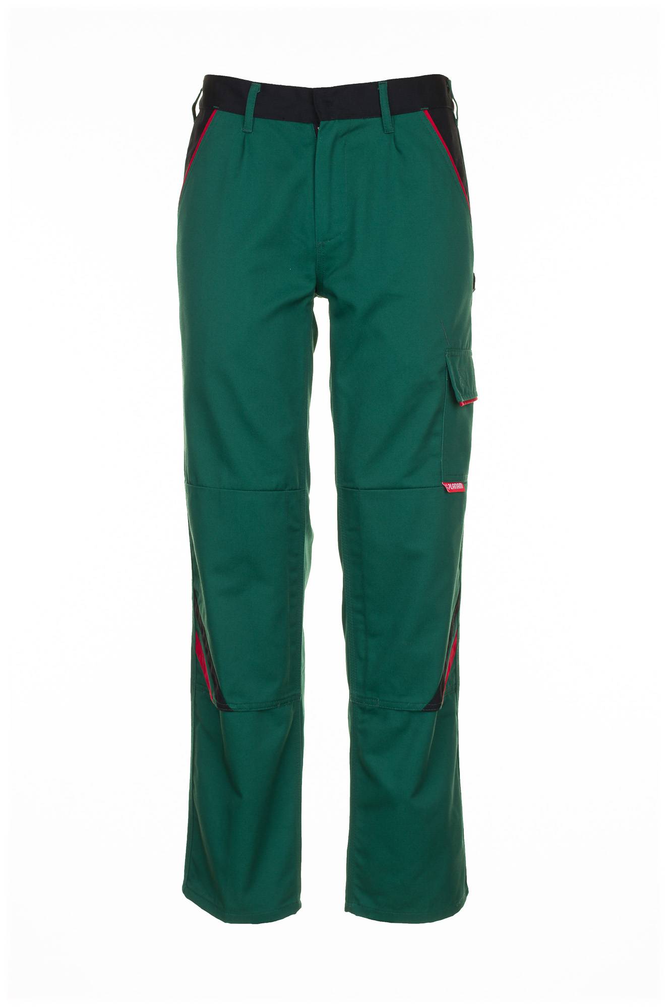 Planam Highline Bundhose grün/schwarz/rot 70 2325070