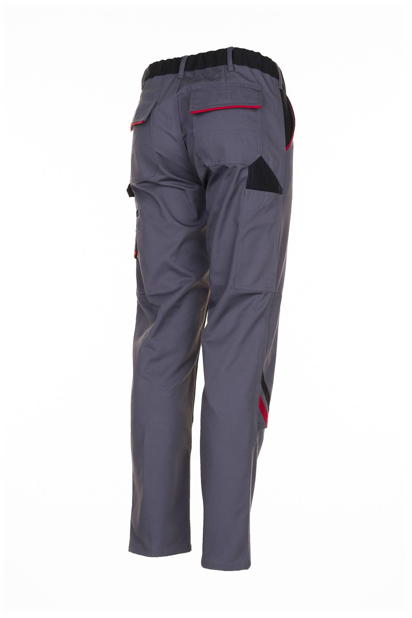 Planam Highline Damen Bundhose schiefer/schwarz/rot 54 2329054