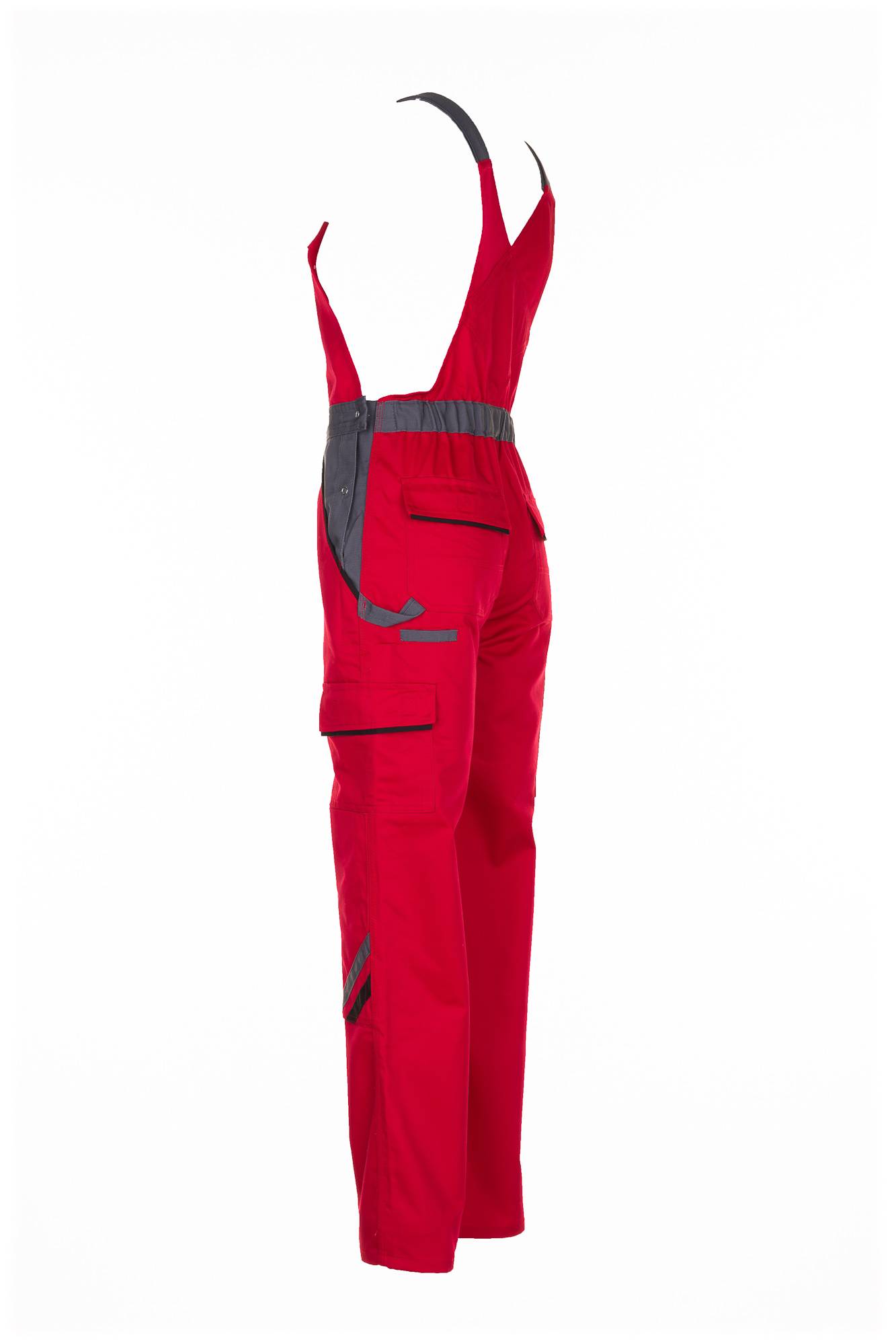 Planam Highline Latzhose rot/schiefer/schwarz 110 2336110