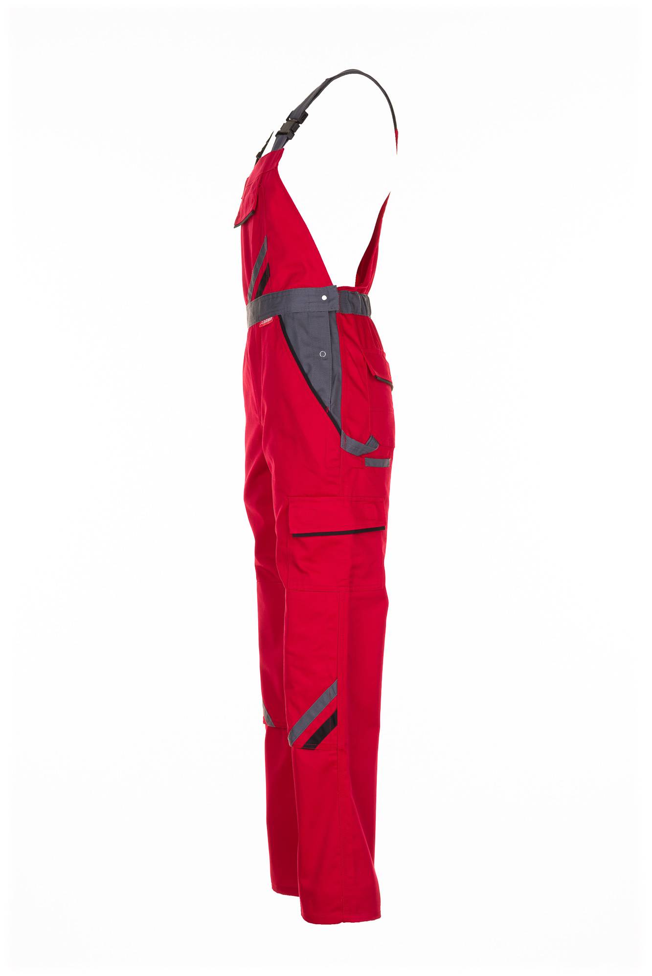 Planam Highline Latzhose rot/schiefer/schwarz 110 2336110